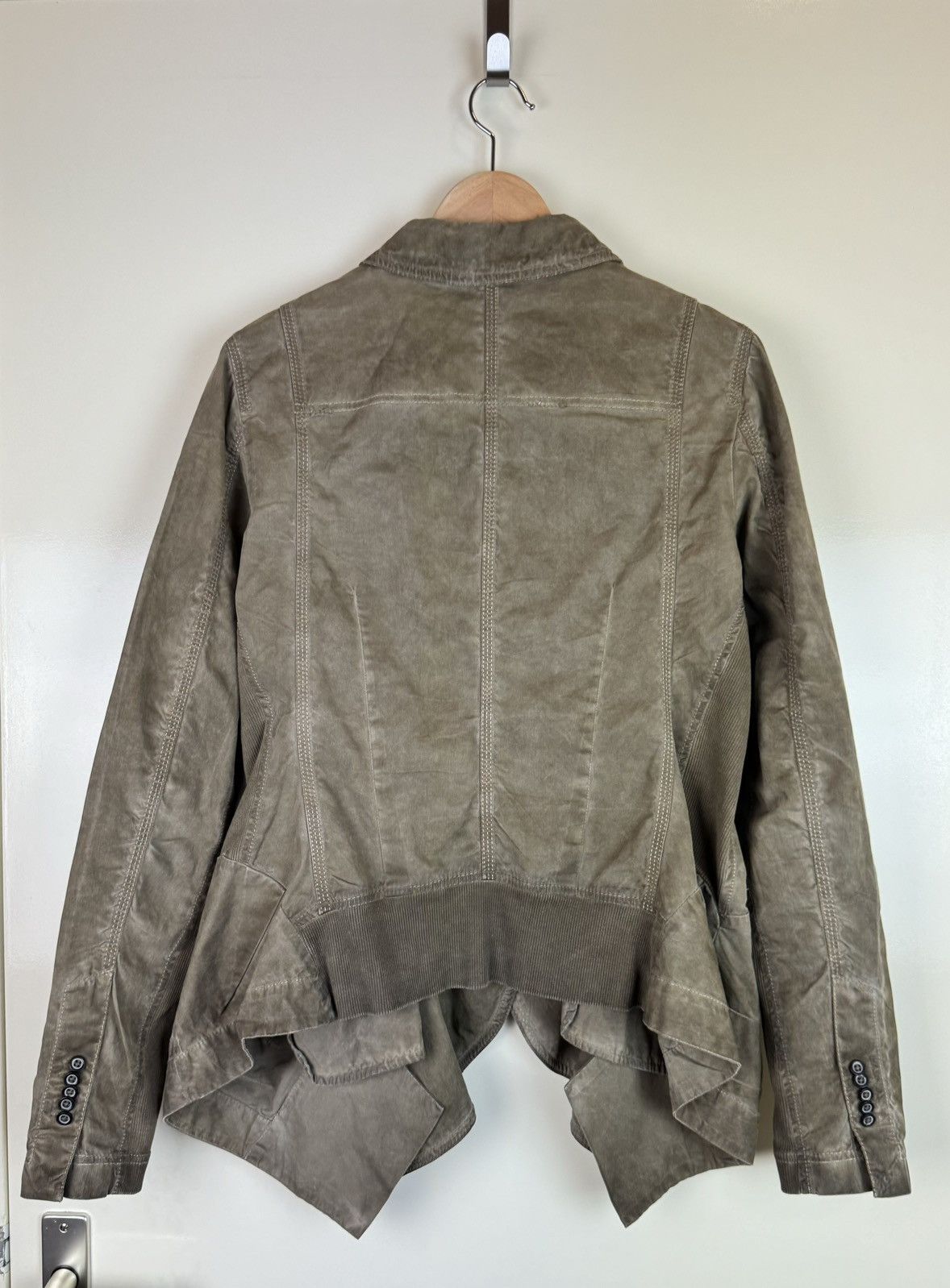 Rundholz Rundholz asymmetric tulip jacket cotton blazer khaki brown S Size S / US 4 / IT 40 - 11 Thumbnail