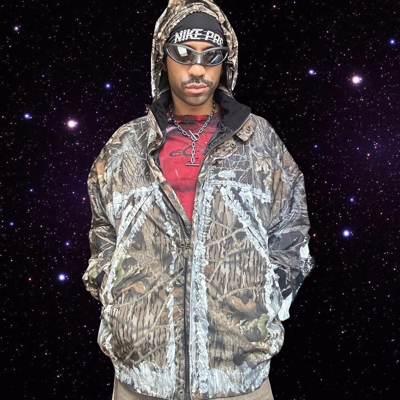 Coleman ASTROBOI* Brown Real Tree Camo Painted Windbreaker - 2XL Size US XXL / EU 58 / 5 - 1 Thumbnail