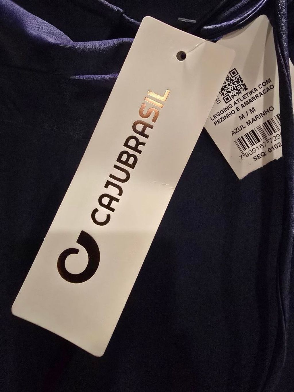 Other CAJUBRASIL Women's Blue Leggings with Footie and Tie Size M Size 28" / US 6 / IT 42 - 8 Thumbnail