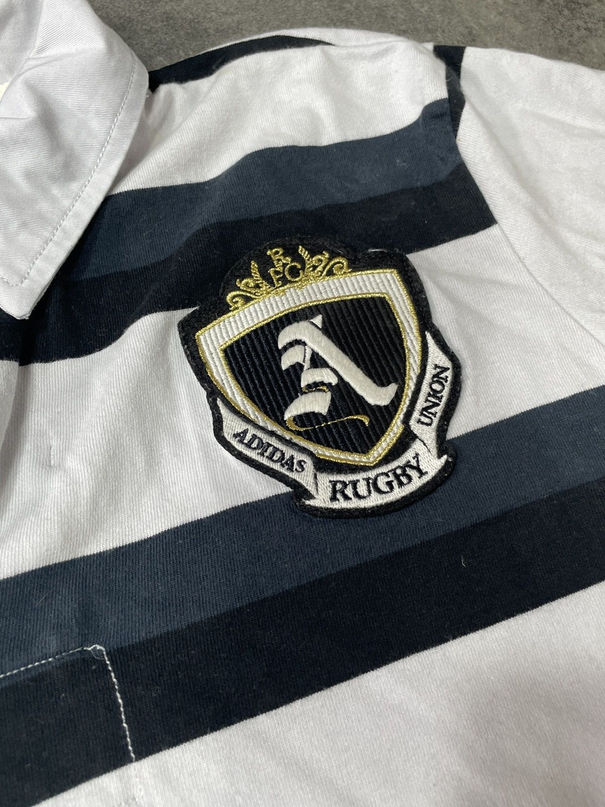 Adidas 🔥RARE🔥Adidas Rugby Union Vintage Y2K Polo Tee Rare 90s Size US L / EU 52-54 / 3 - 4 Thumbnail
