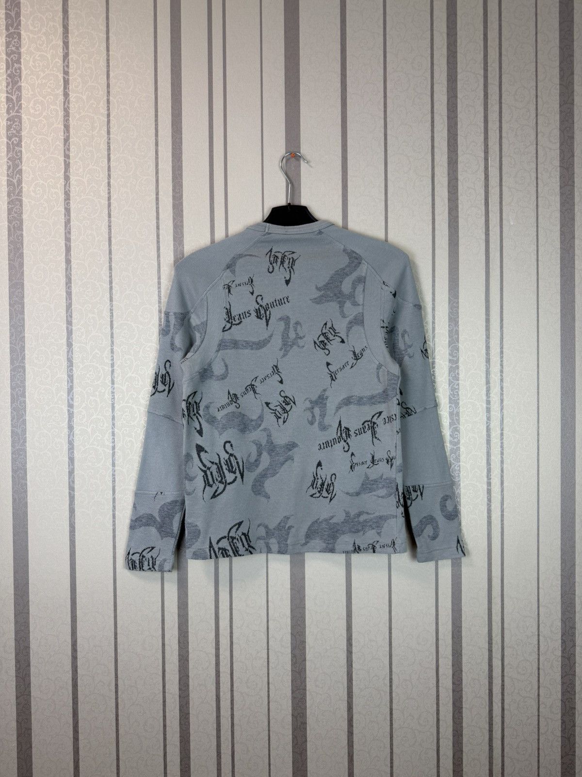 Versace Jeans Couture Archive Versace Jeans Couture All-over Logo Longsleeve Size S / US 4 / IT 40 - 3 Thumbnail