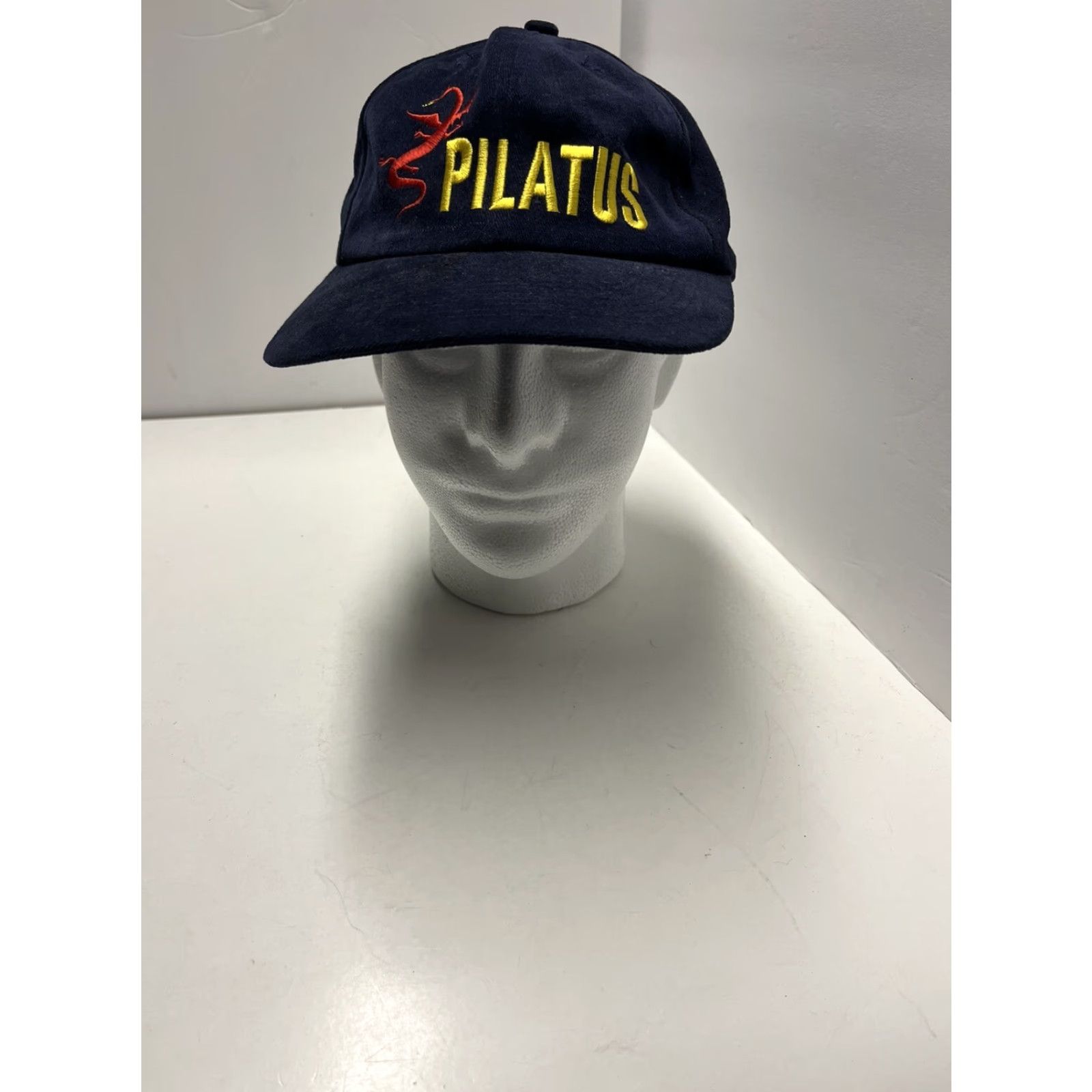 Vintage Pilatus Globus Hat Dark Blue Adjustable Strap Baseball Cap Men Adjustable Volume: Not provided Size ONE SIZE - 6 Thumbnail