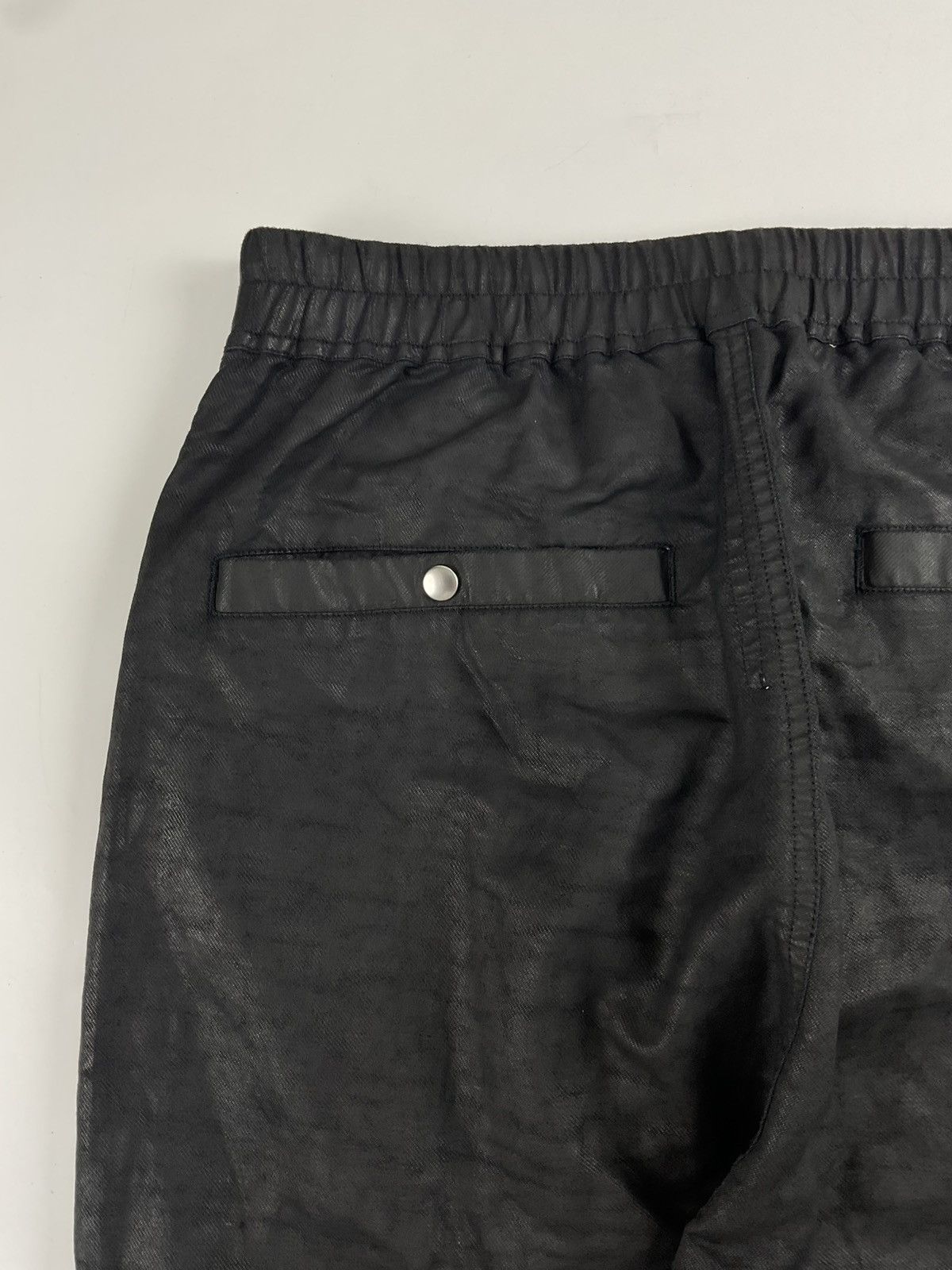 Rick Owens Rick Owens Babel S/S'19 Waxed Track Pants Size US 32 / EU 48 - 8 Thumbnail