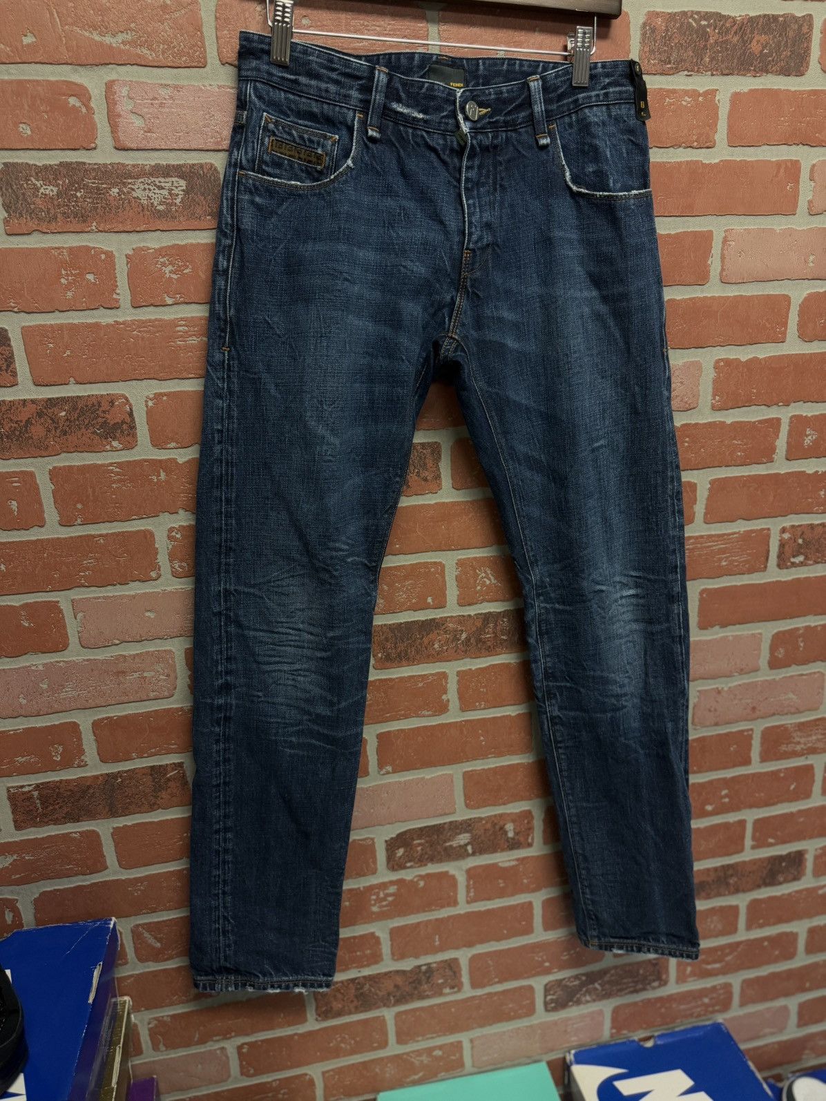 Fendi Fendi Jeans Blue Size 32/34 Authentic VINTAGE RARE Size US 32 / EU 48 - 2 Thumbnail
