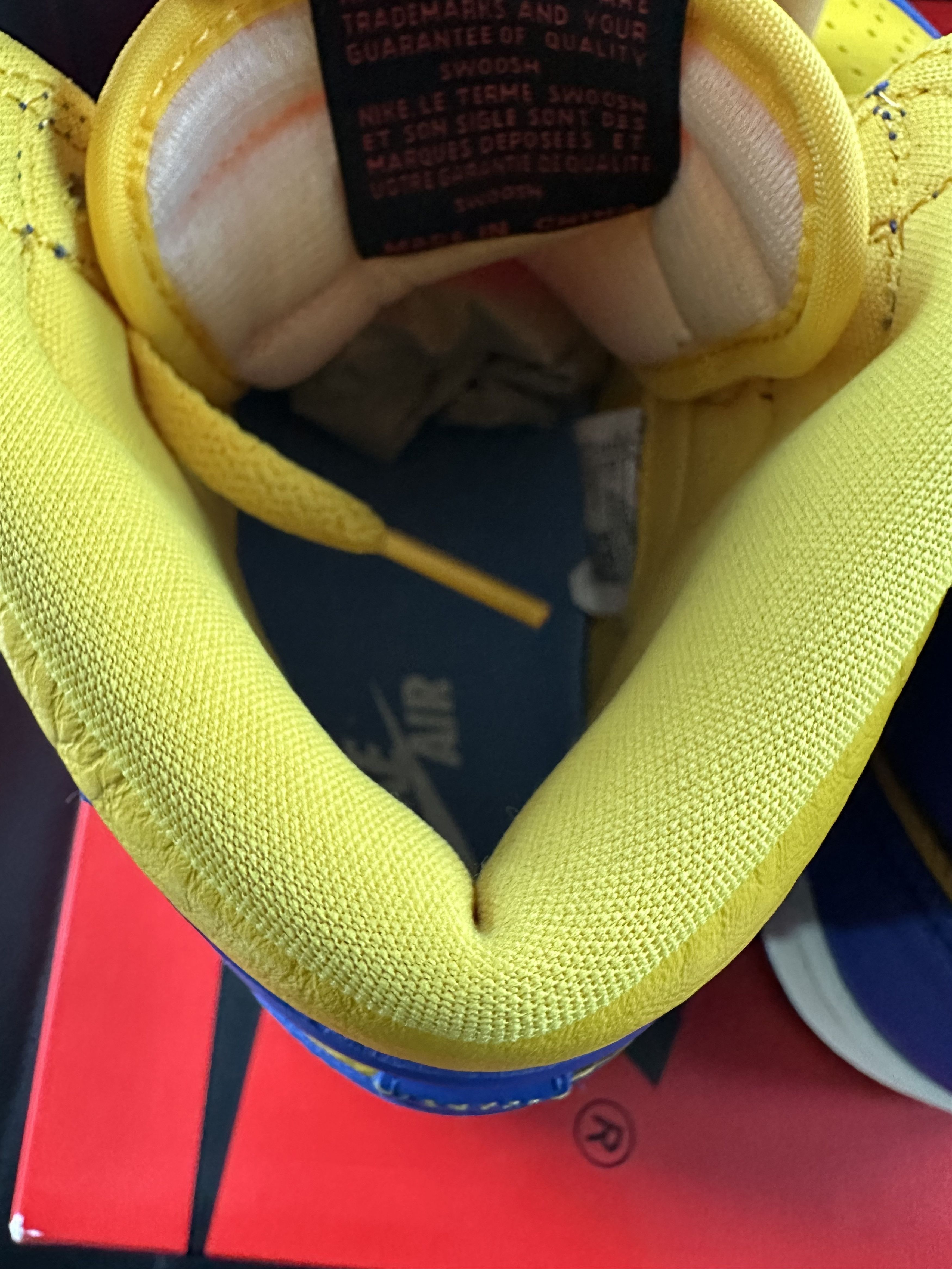 Jordan Brand × Nike PREOWNED WMNS JORDAN 1 RETRO HIGH OG "REVERSE LANEY" Size US 7.5 / IT 37.5 - 13 Thumbnail