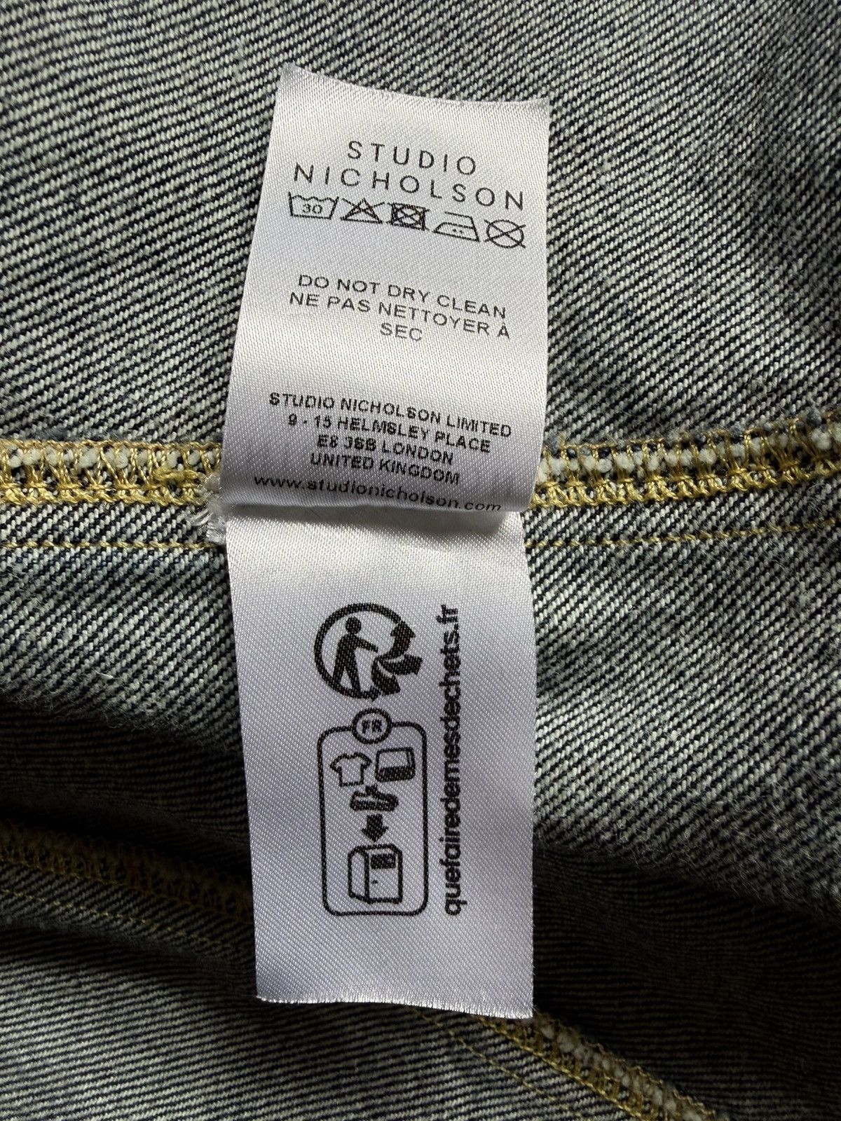 Studio Nicholson Studio Nicholson Raw Denim Petar Jacket Size US M / EU 48-50 / 2 - 5 Thumbnail