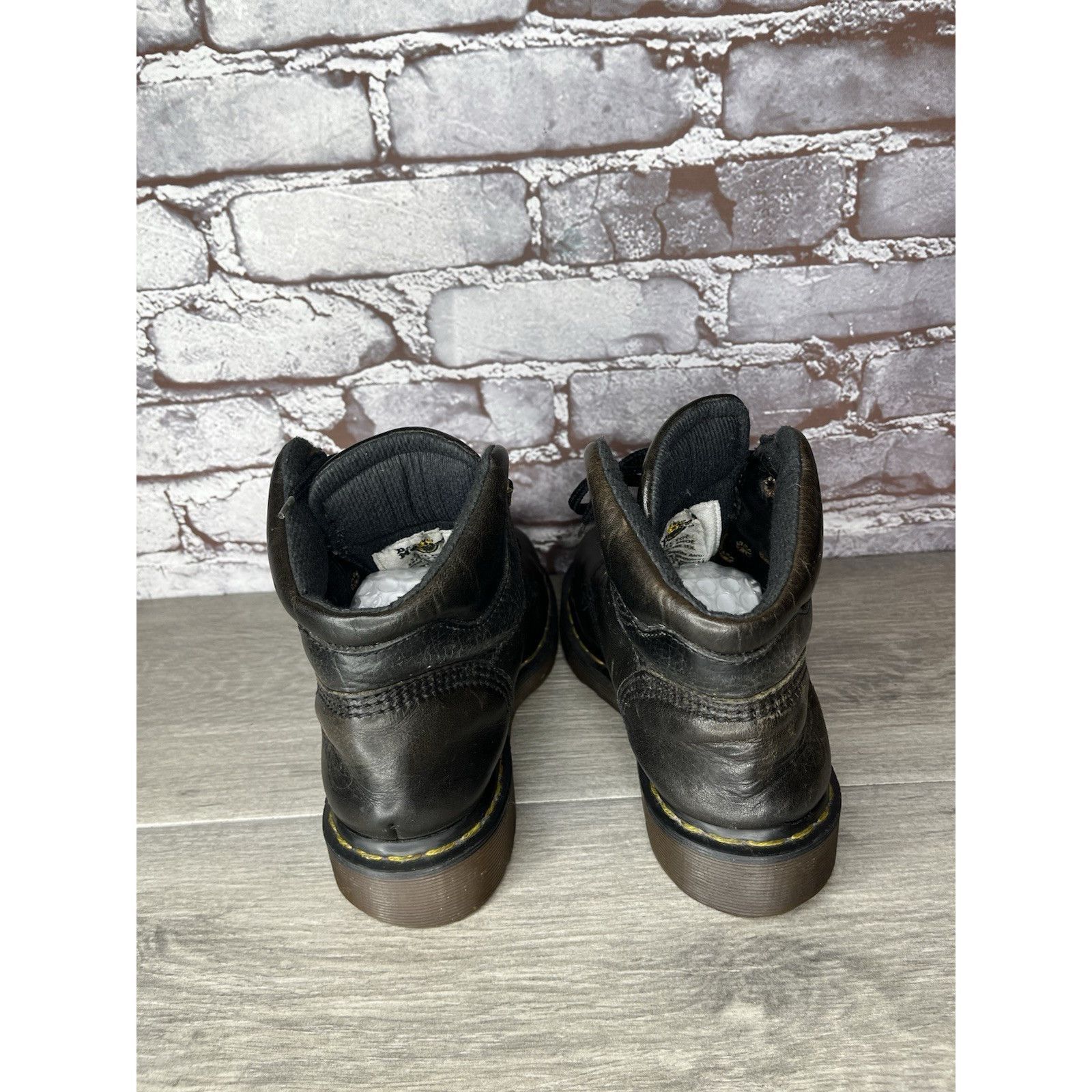Dr. Martens Vintage Docs Dr. Martens Doc 7735 Combat Black Boots Women’s Size US 5 / IT 35 - 18 Thumbnail