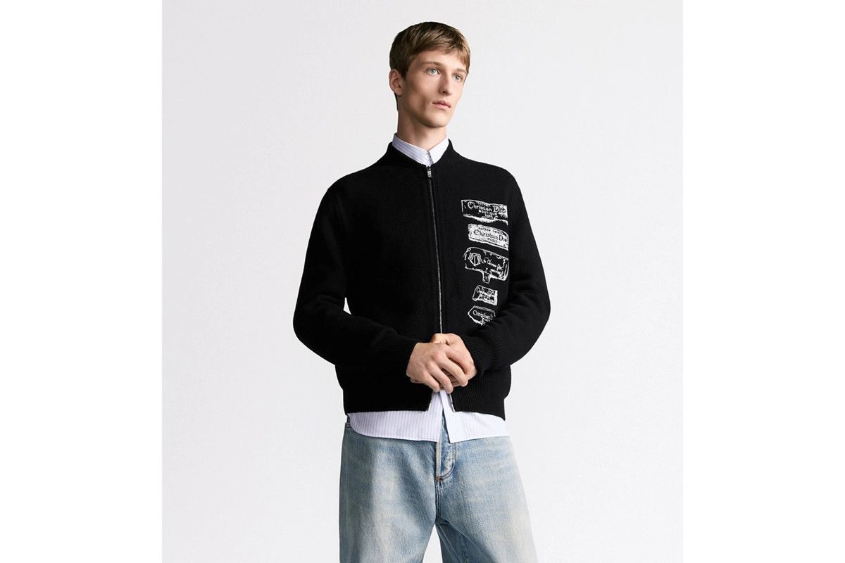 Dior o1bcso1str0326 Archives Labels Cardigan in Black Size US S / EU 44-46 / 1 - 3 Thumbnail