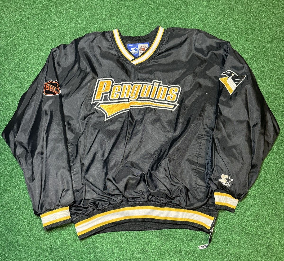 Starter × Vintage Vtv 90s Pittsburgh Penguins Starter NHL Windbreaker Jacket Size US XXL / EU 58 / 5 - 1 Thumbnail
