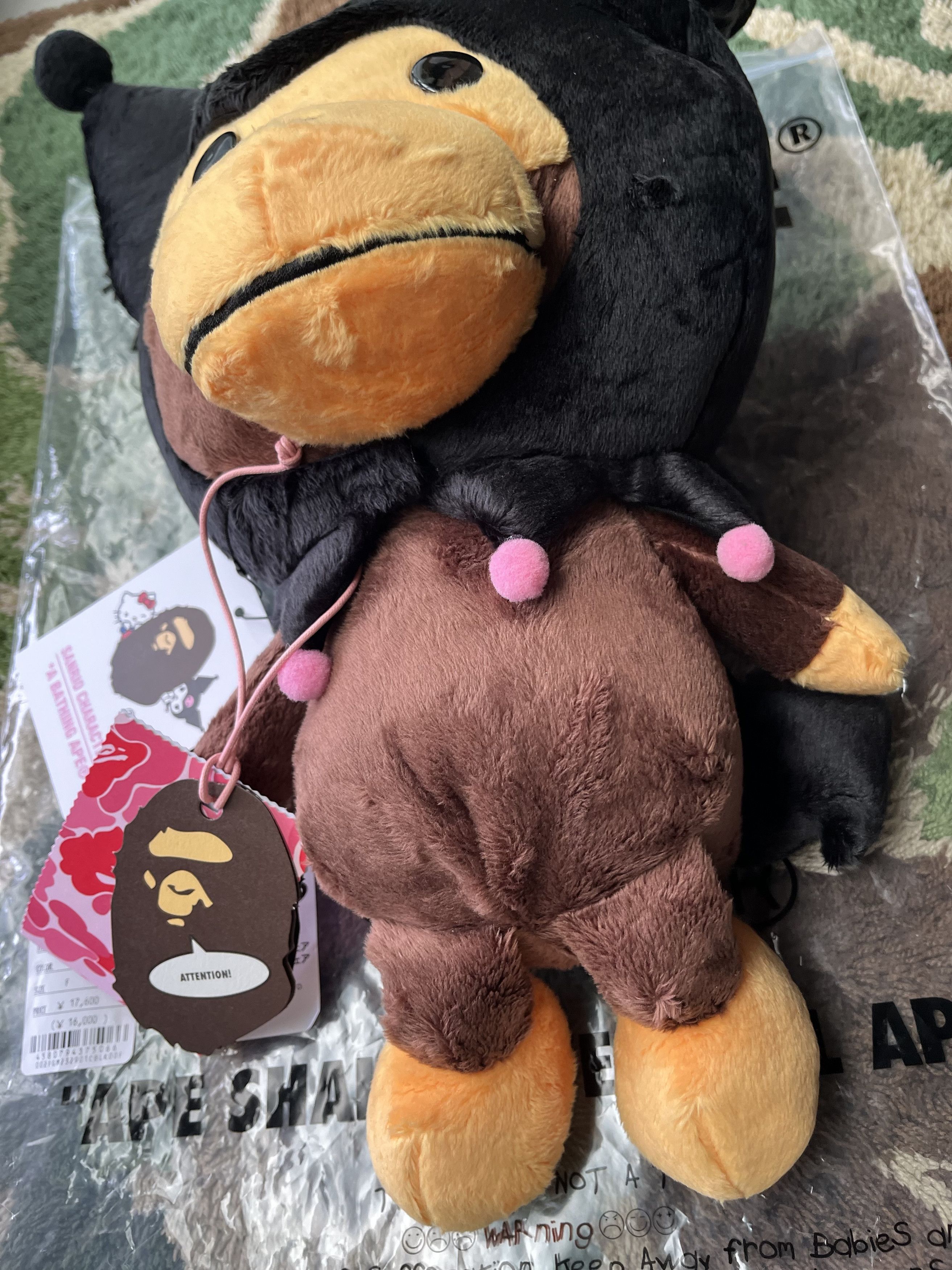 Bape BAPE SANRIO CHARACTERS KUROMI PLUSH DOLL Size ONE SIZE - 7 Thumbnail
