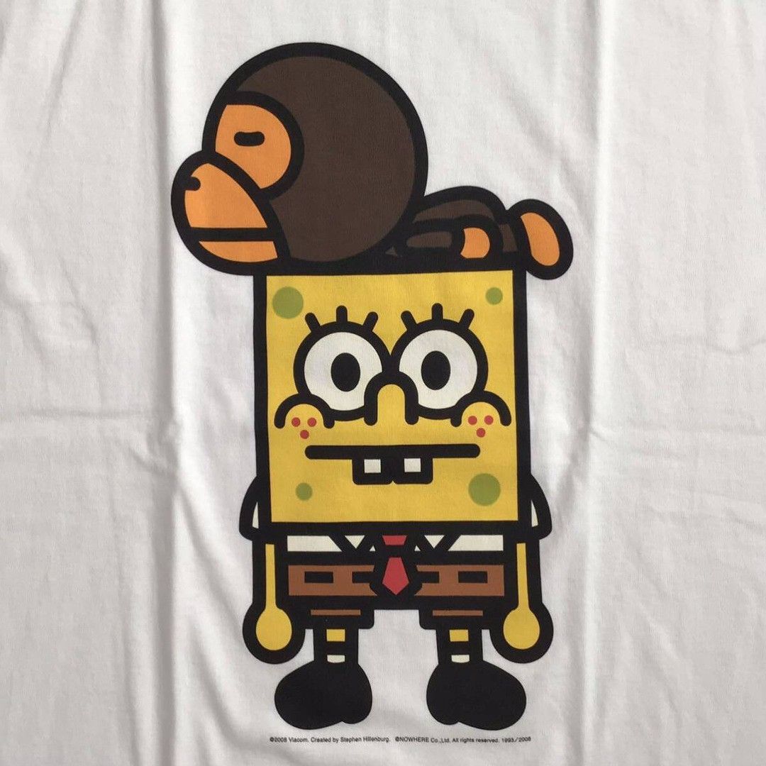 Bape × Nickelodeon BAPE × Spongebob Milo T-shirt a bathing ape NIGO Size US M / EU 48-50 / 2 - 2 Thumbnail