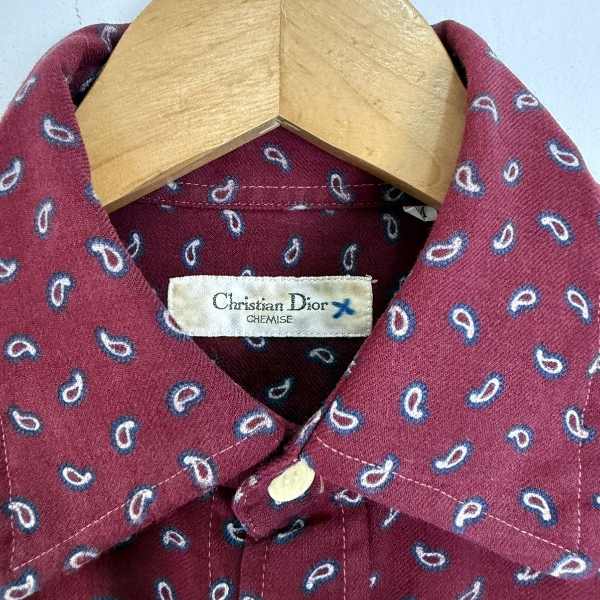 Christian Dior Monsieur Christian Dior Chemise Paisley Shirt. Size US M / EU 48-50 / 2 - 4 Thumbnail