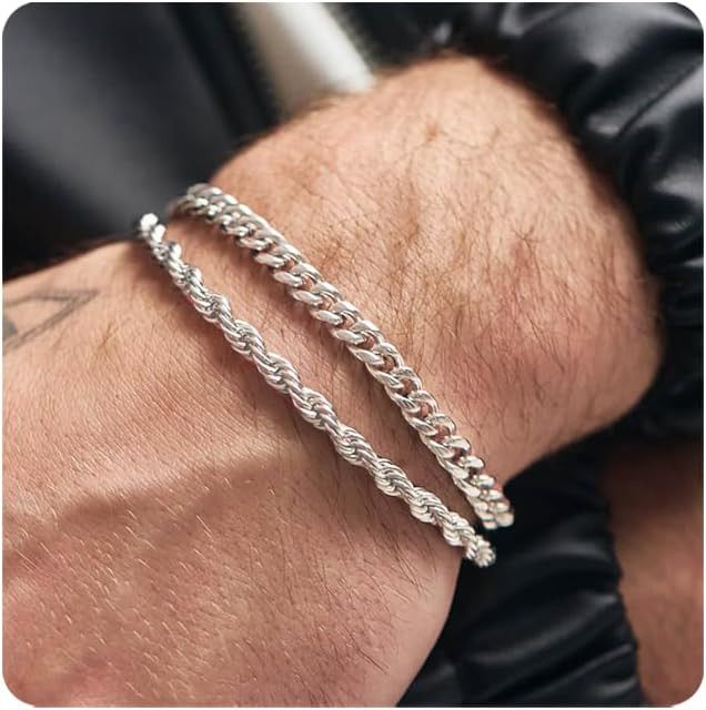 Other 925 Sterling silver man's bracelet Size ONE SIZE - 1 Thumbnail
