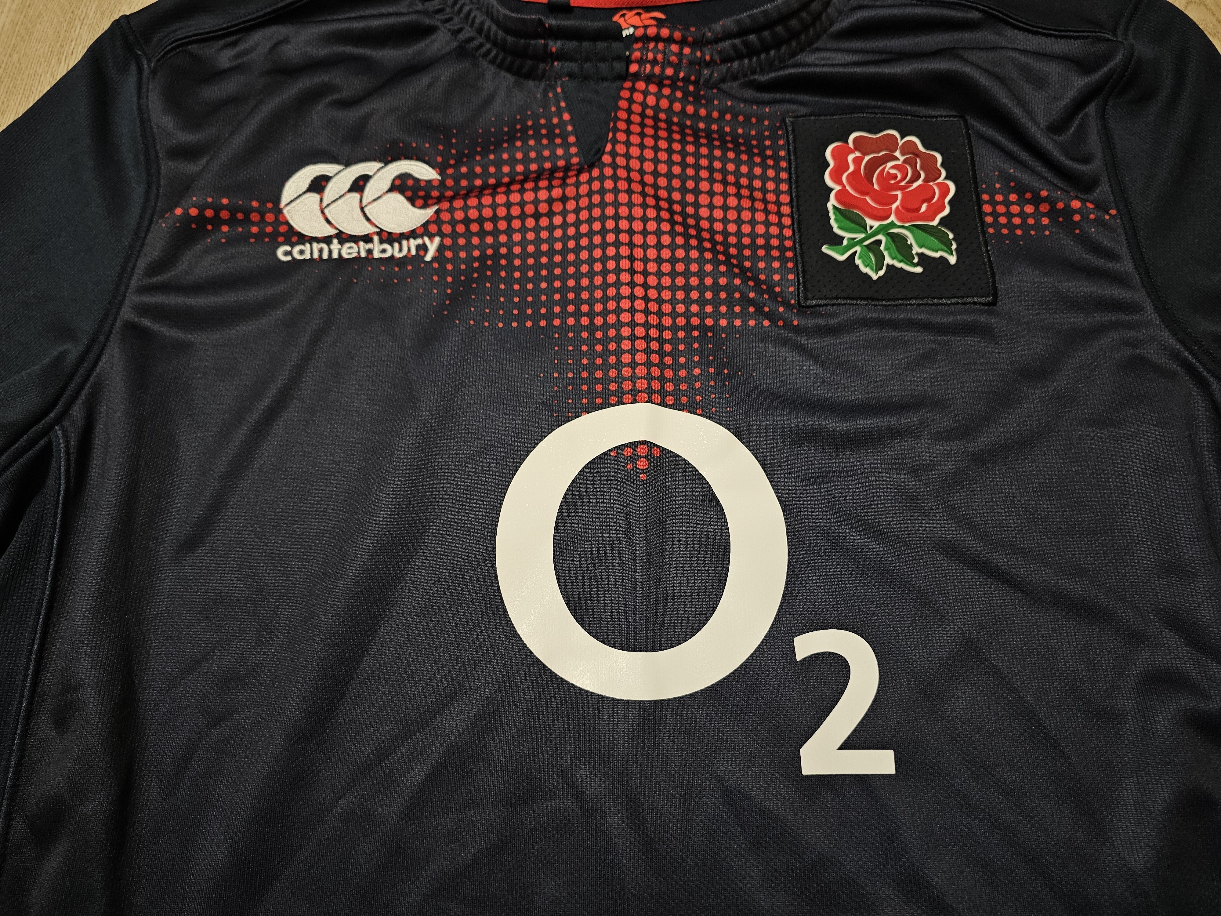 Canterbury of New Zealand ENGLAND RUGBY SHIRT RUGBY JERSEY RARE BLACK JERSEY Size US L / EU 52-54 / 3 - 3 Thumbnail