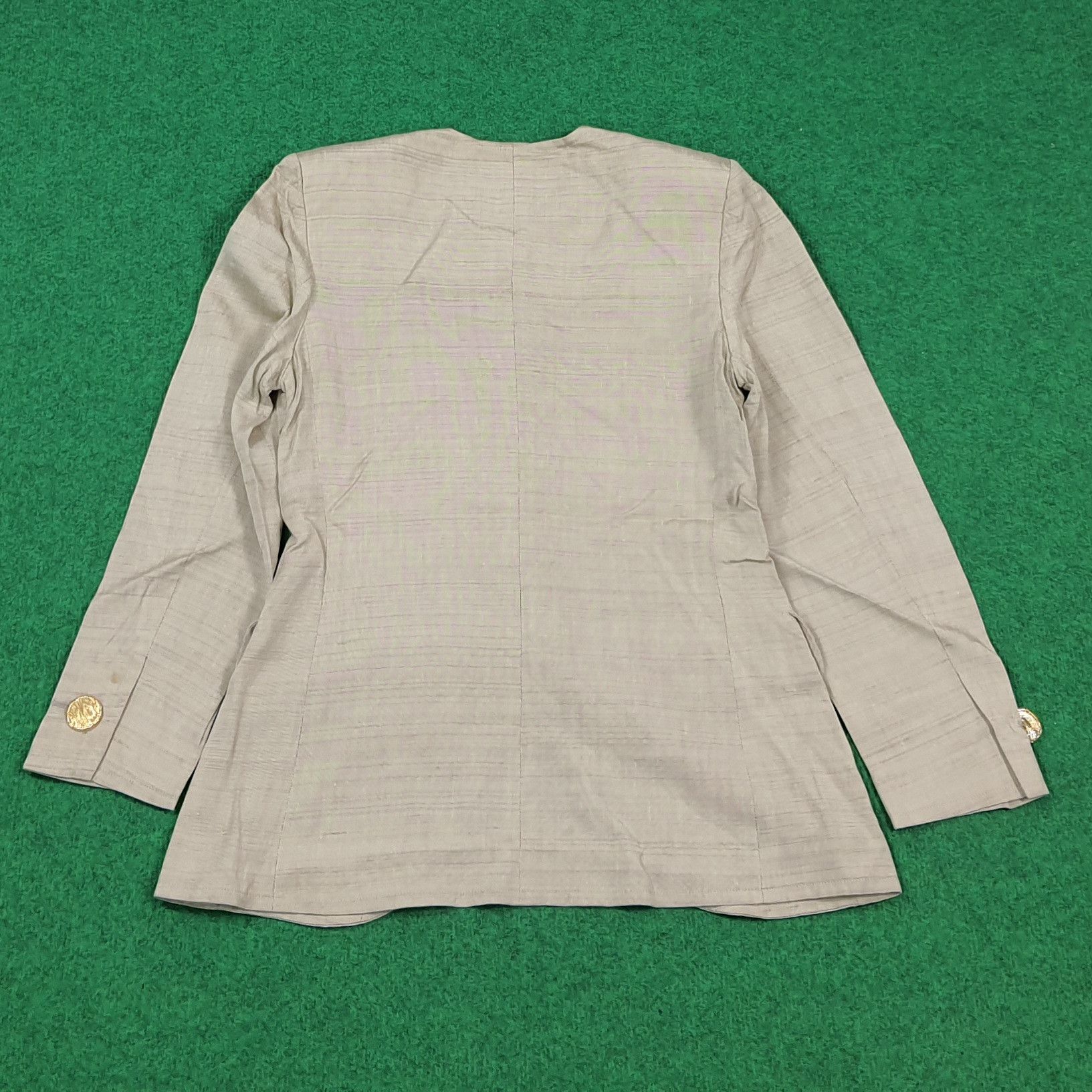 Yves Saint Laurent Vintage Yves Saint Laurent Rive Gauche Style Textured Blazer Size XS / US 0-2 / IT 36-38 - 3 Thumbnail