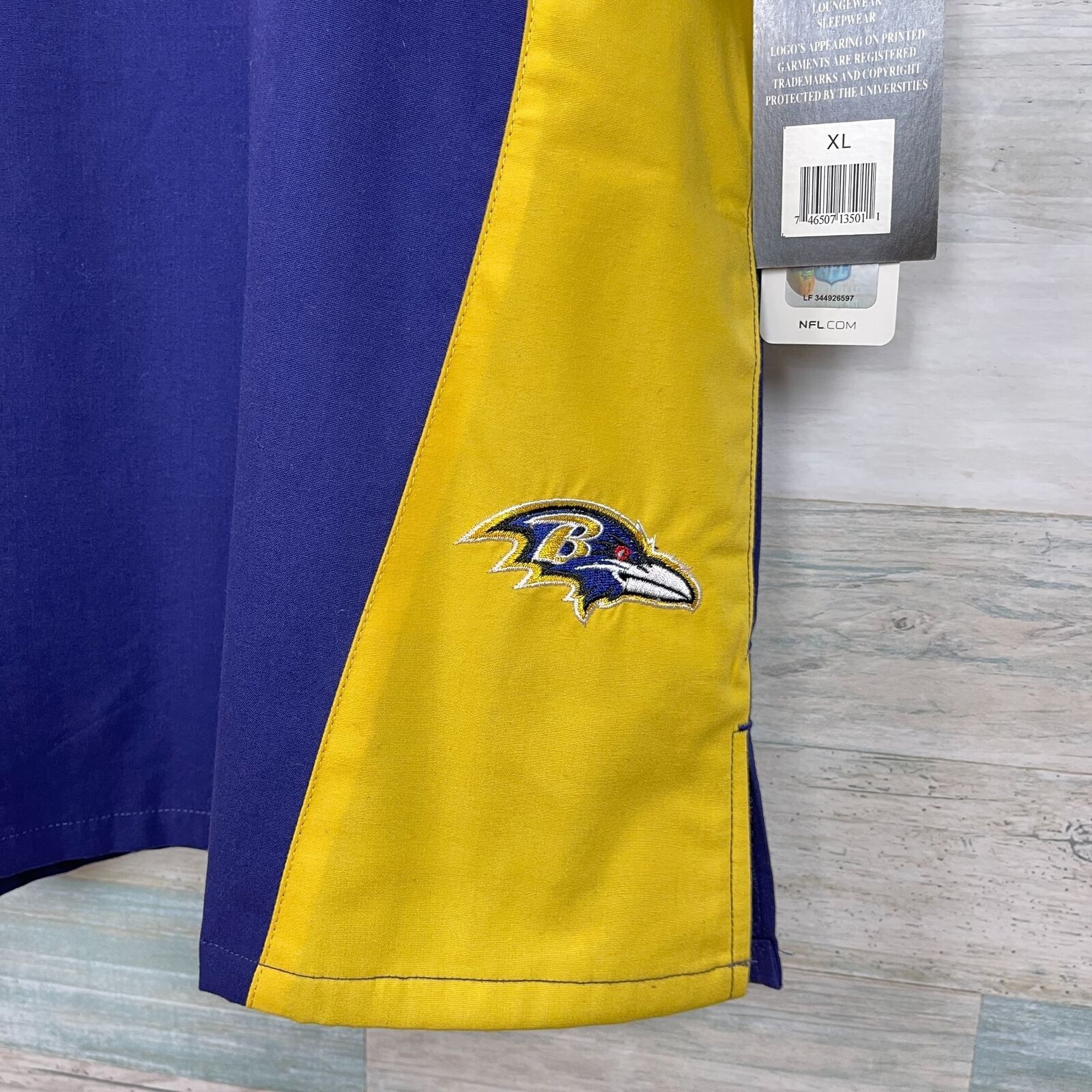 NFL Baltimore Ravens NFL Team Scrub Set Purple Yellow XL Large Size 30" / US 8 / IT 44 - 5 Thumbnail