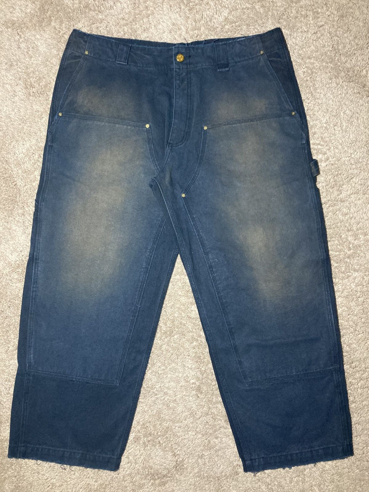 Willy Chavarria New AW25 Willy Chavarria XXL Toluca Denim Carpenter Baggy Size US 30 / EU 46 - 1 Thumbnail