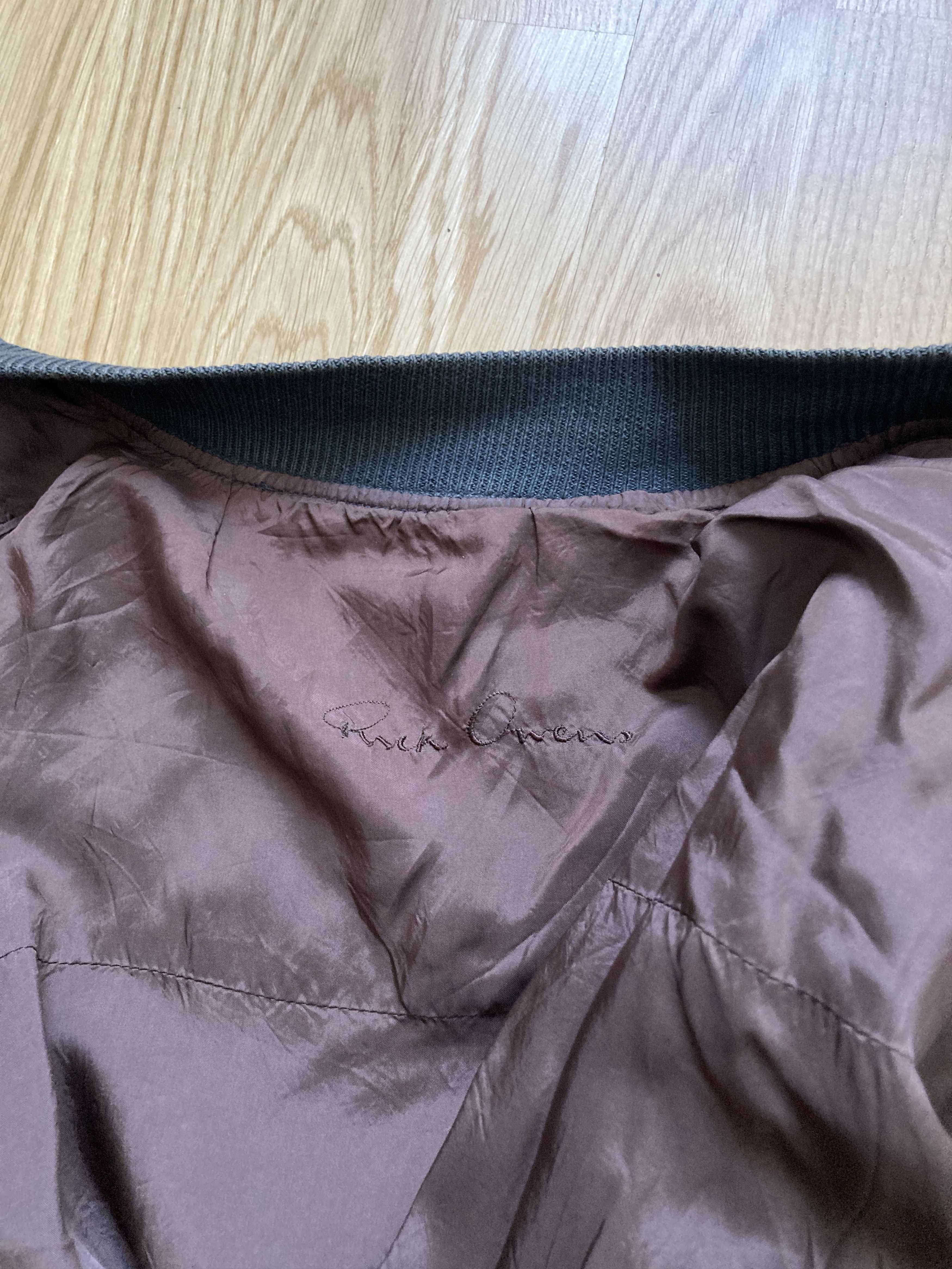 Rick Owens S/S 05 "SCORPIO" Runway Silk Bomber Jacket Rick Owens XL Size US XL / EU 56 / 4 - 18 Thumbnail
