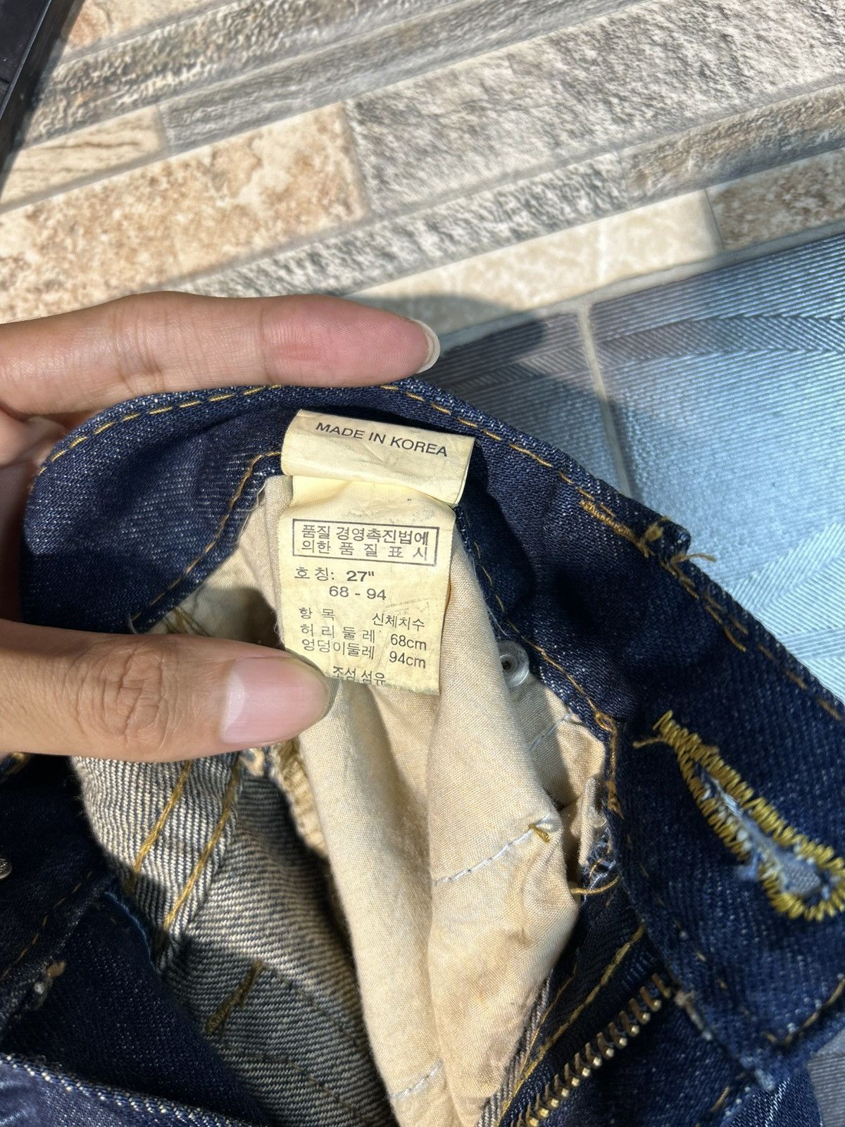 Japanese Brand Flared Jeans Distressed Jeans Size US 27 - 6 Thumbnail