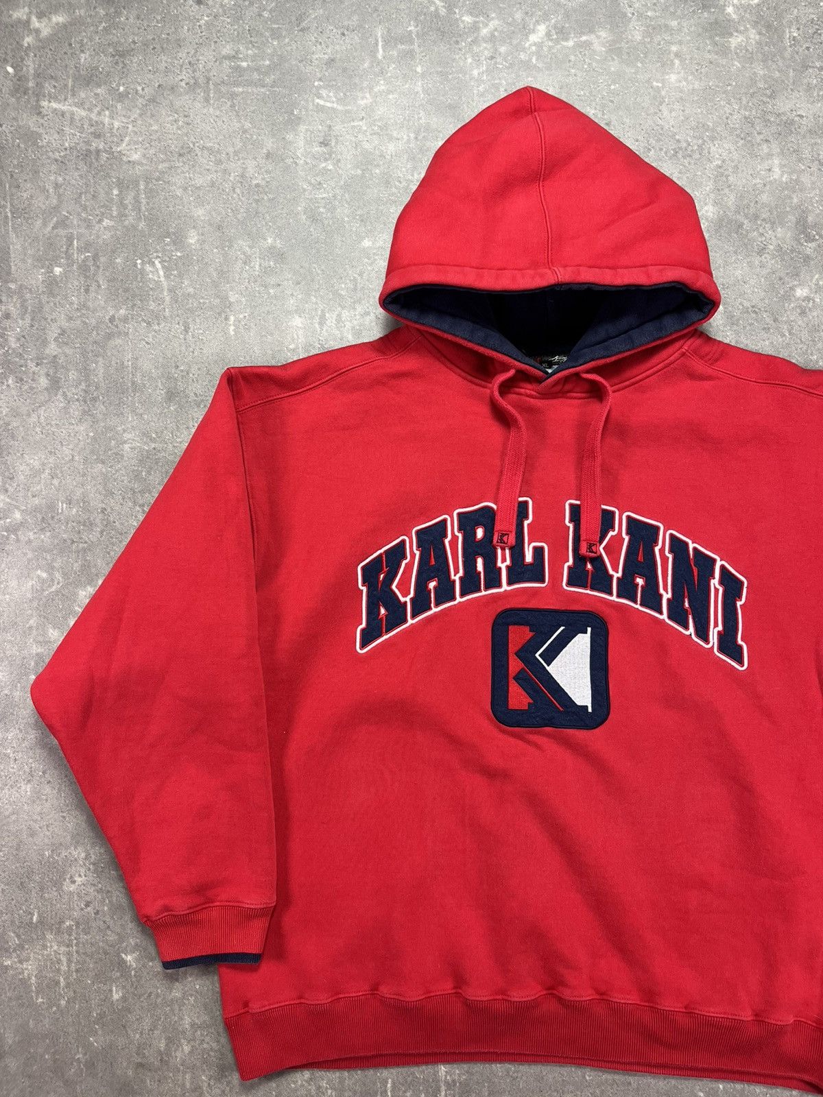 Karl Kani Karl Kani Jeans Big Logo Baggy Boxy Rare Hoodie XL XXL Size US XL / EU 56 / 4 - 3 Thumbnail