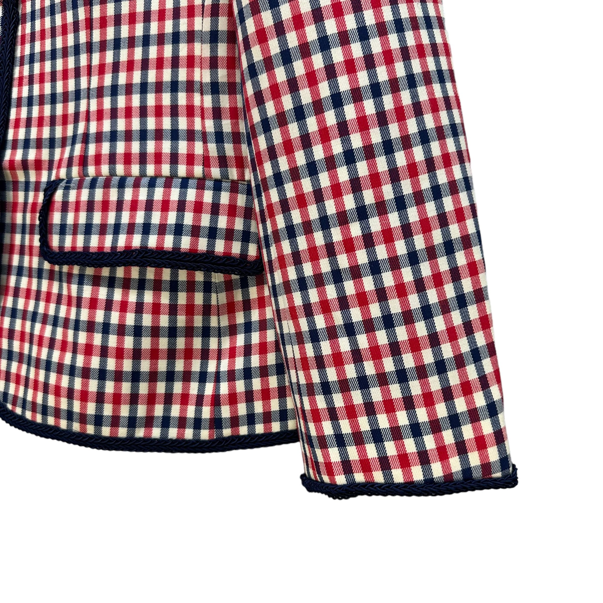 Yves Saint Laurent Yves Saint Laurent Checked Casual Jacket #A6-0168 Size M / US 6-8 / IT 42-44 - 5 Thumbnail