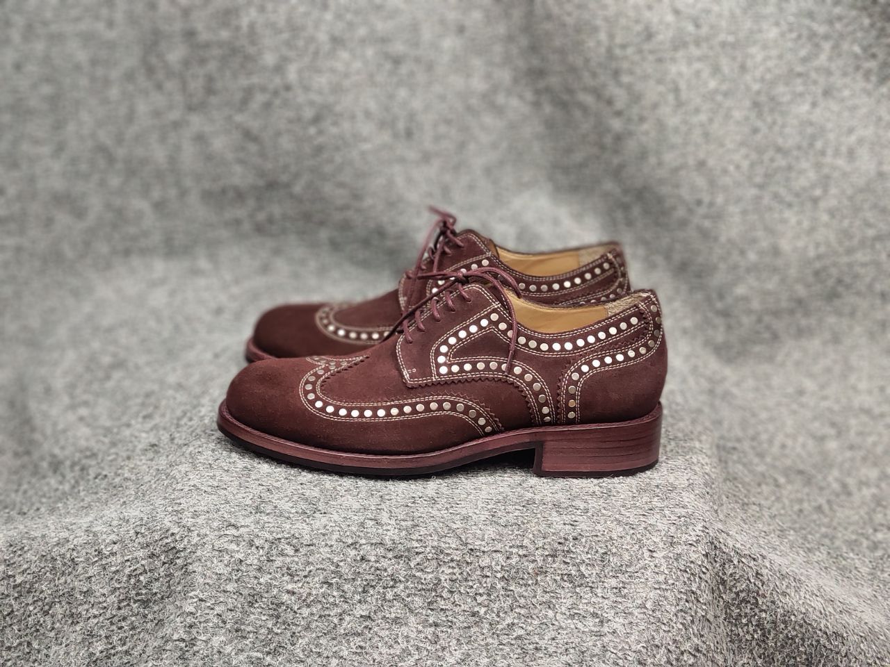 Jean Baptiste Rautureau Rare Jean Baptiste Rautureau suede leather Brogues Shoes Size US 7 / EU 40 - 9 Thumbnail
