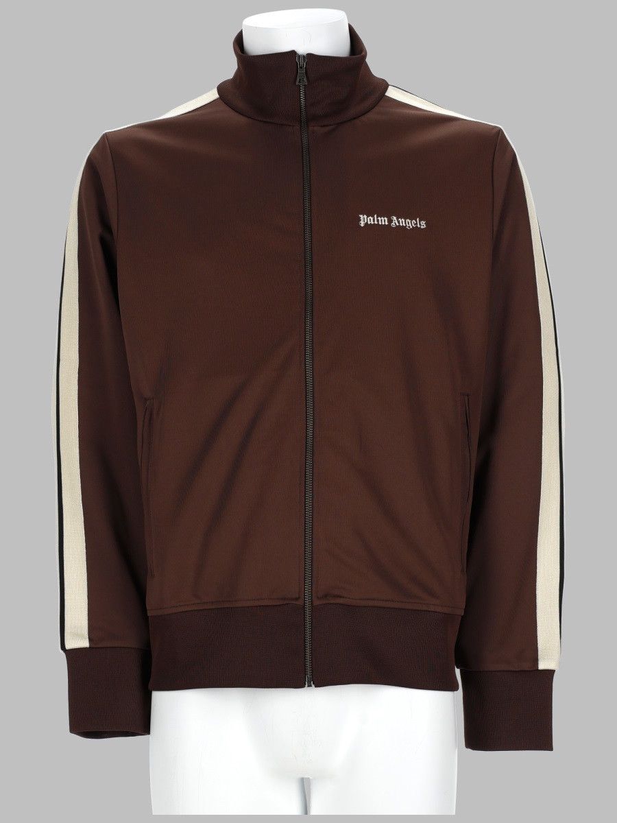 Palm Angels PALM ANGELS FELPA CON ZIP E LOGO - BROWN Size US M / EU 48-50 / 2 - 1 Thumbnail
