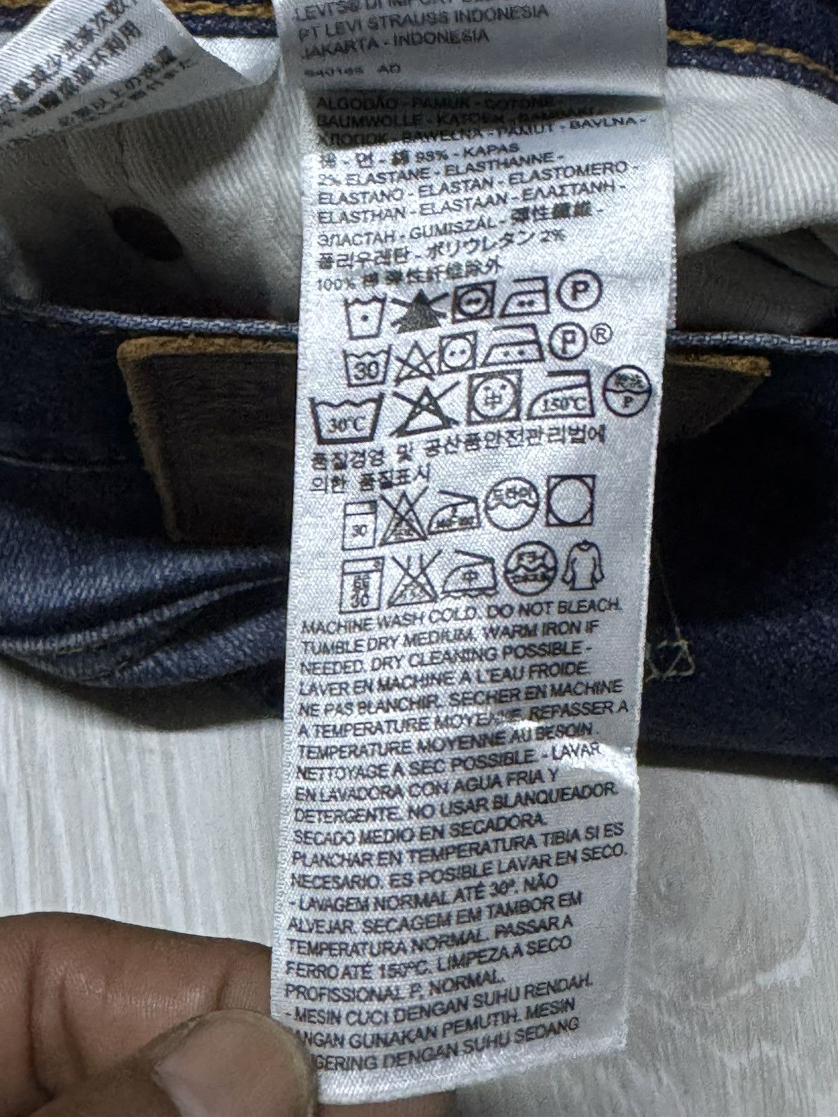 Levi's Vintage Levis 511 Y2K Japan 511 Selvedge Slim Fit Jeans Size US 32 / EU 48 - 19 Thumbnail