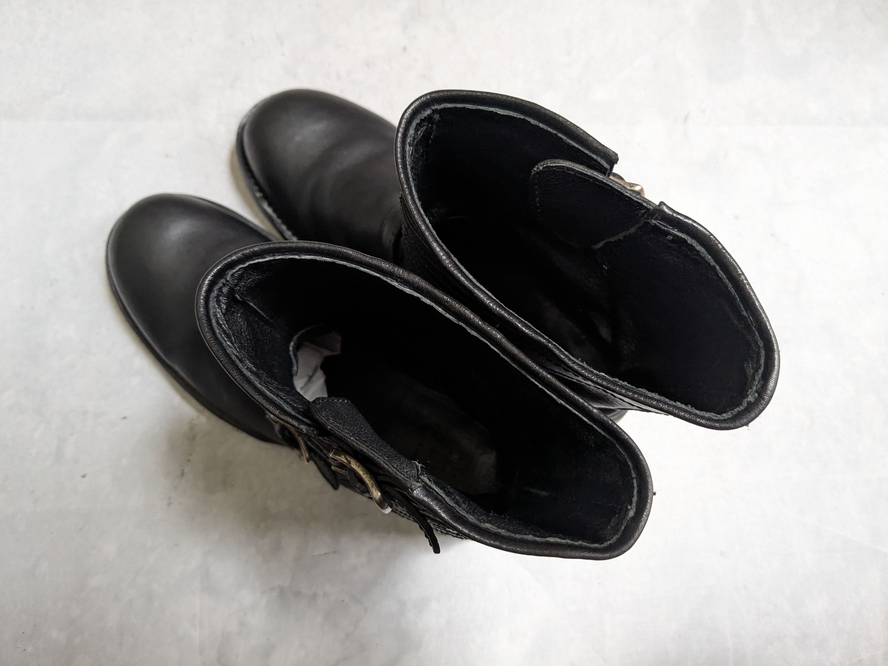 Frye Frye Engineer Boots Black Leather 8 D Buckle Size US 8 / EU 41 - 17 Thumbnail