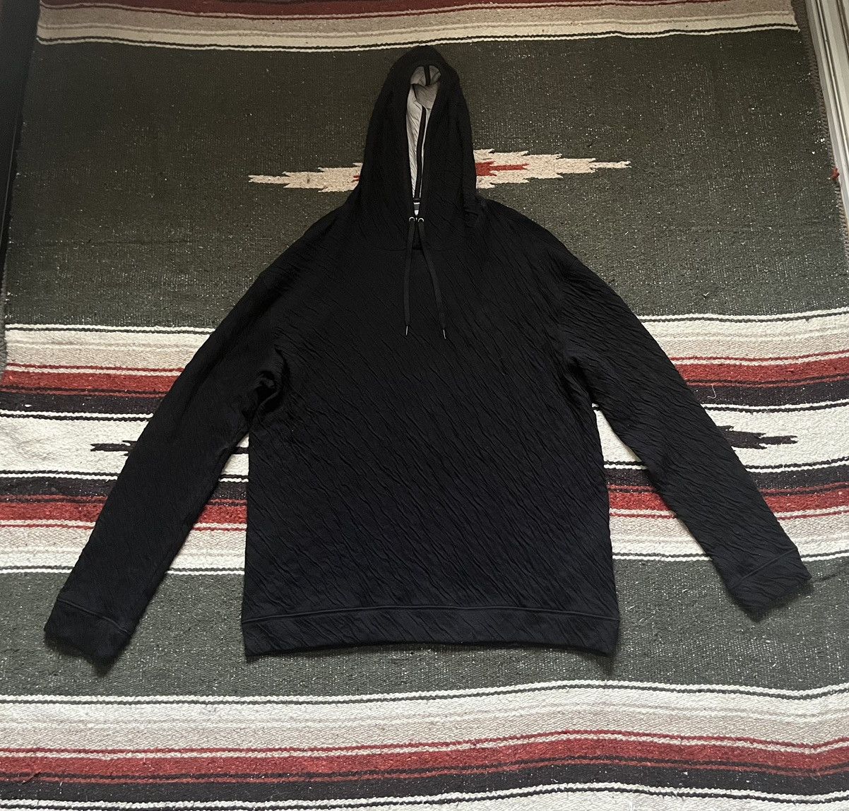 image of John Varvatos Mens Hoodie in Black (Size XL)