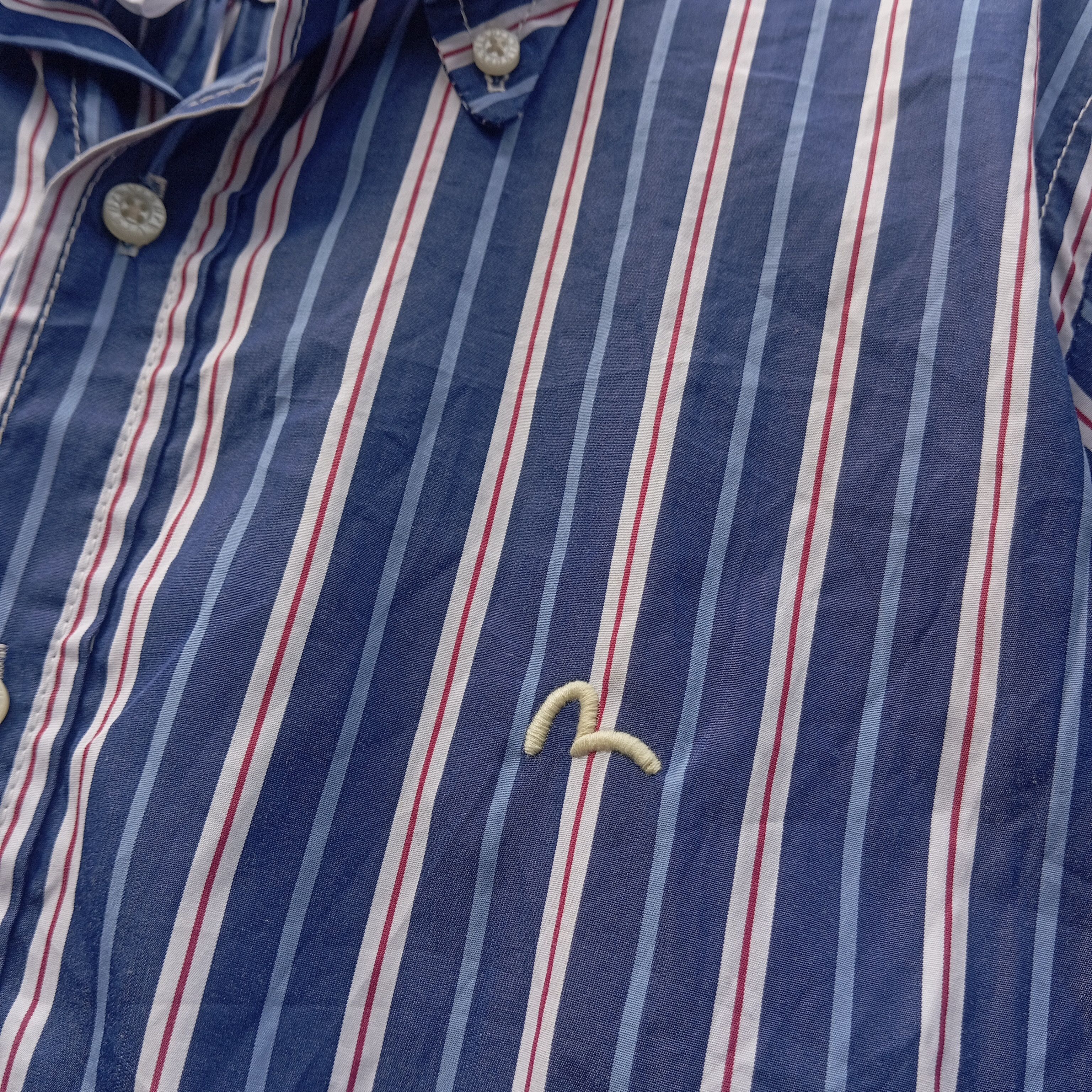 Evisu evisu yamane academy Stripes shirts Size US L / EU 52-54 / 3 - 3 Thumbnail