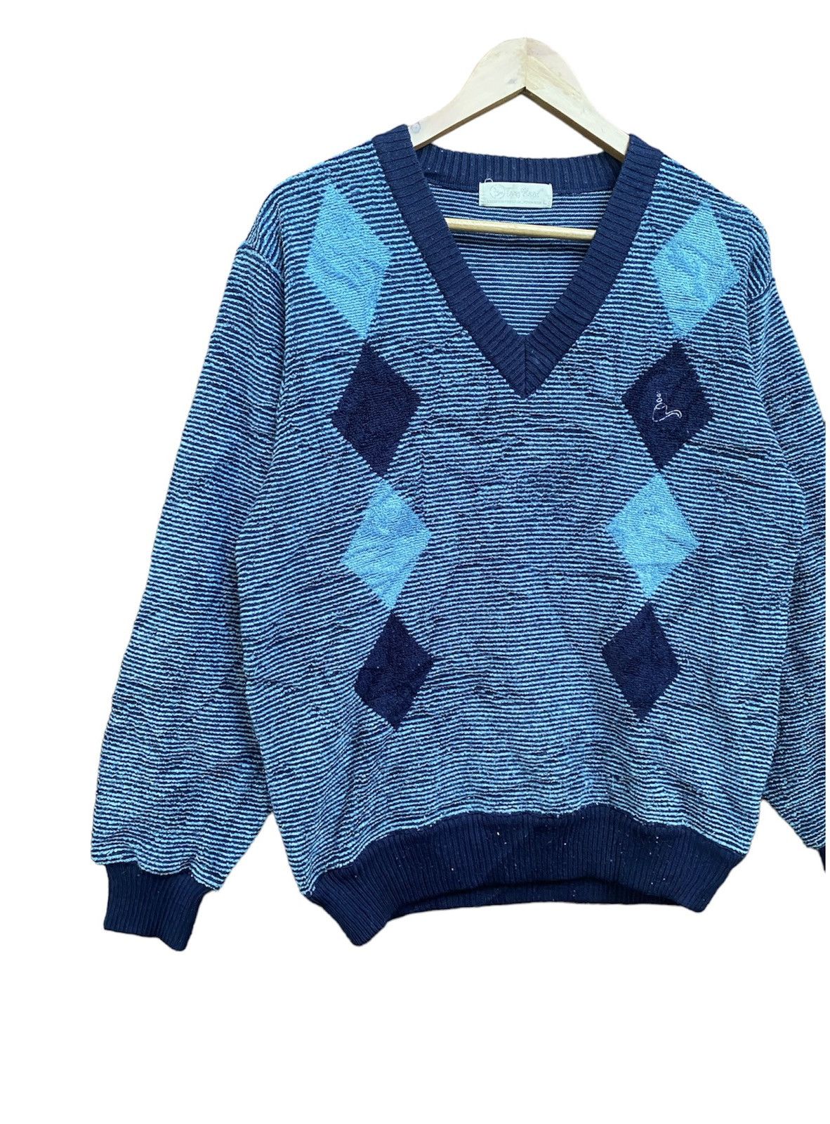 Japanese Brand Troy Bros V Neck Sweatshirt Size US L / EU 52-54 / 3 - 3 Thumbnail