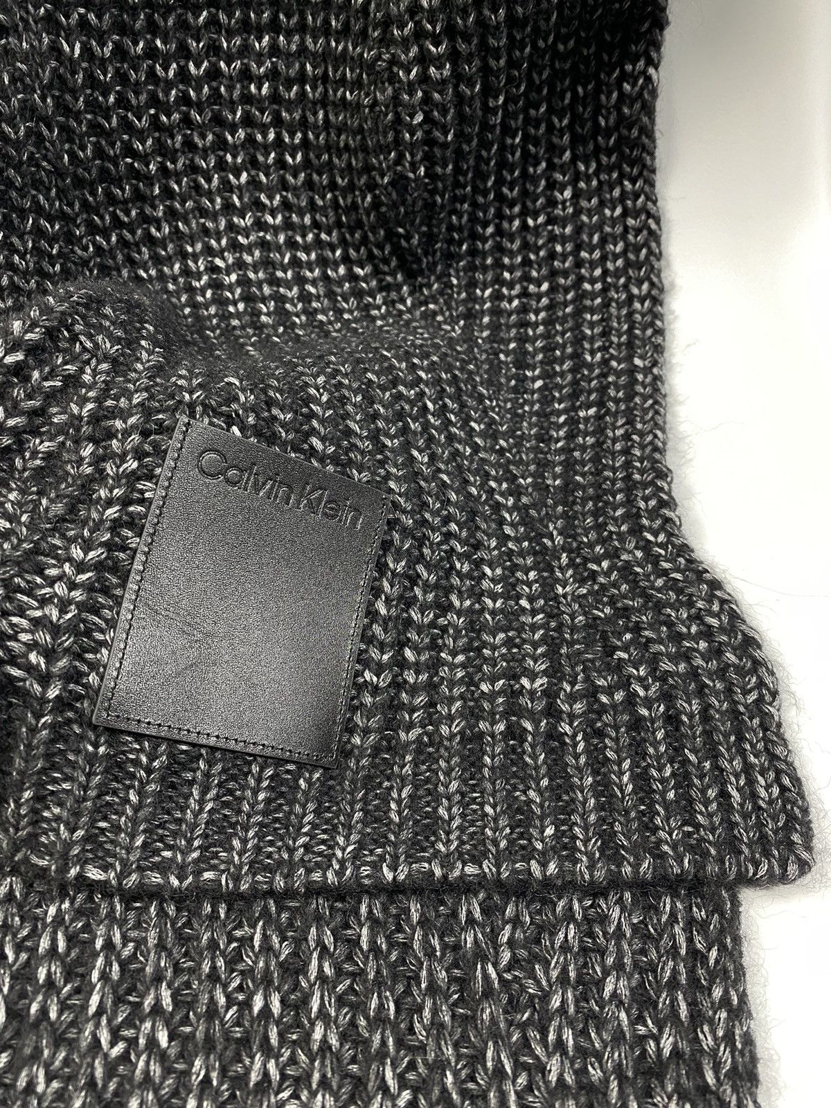 Calvin Klein Calvin Klein Knit Scarf Cotton-Wool-Polyester Size ONE SIZE - 3 Thumbnail