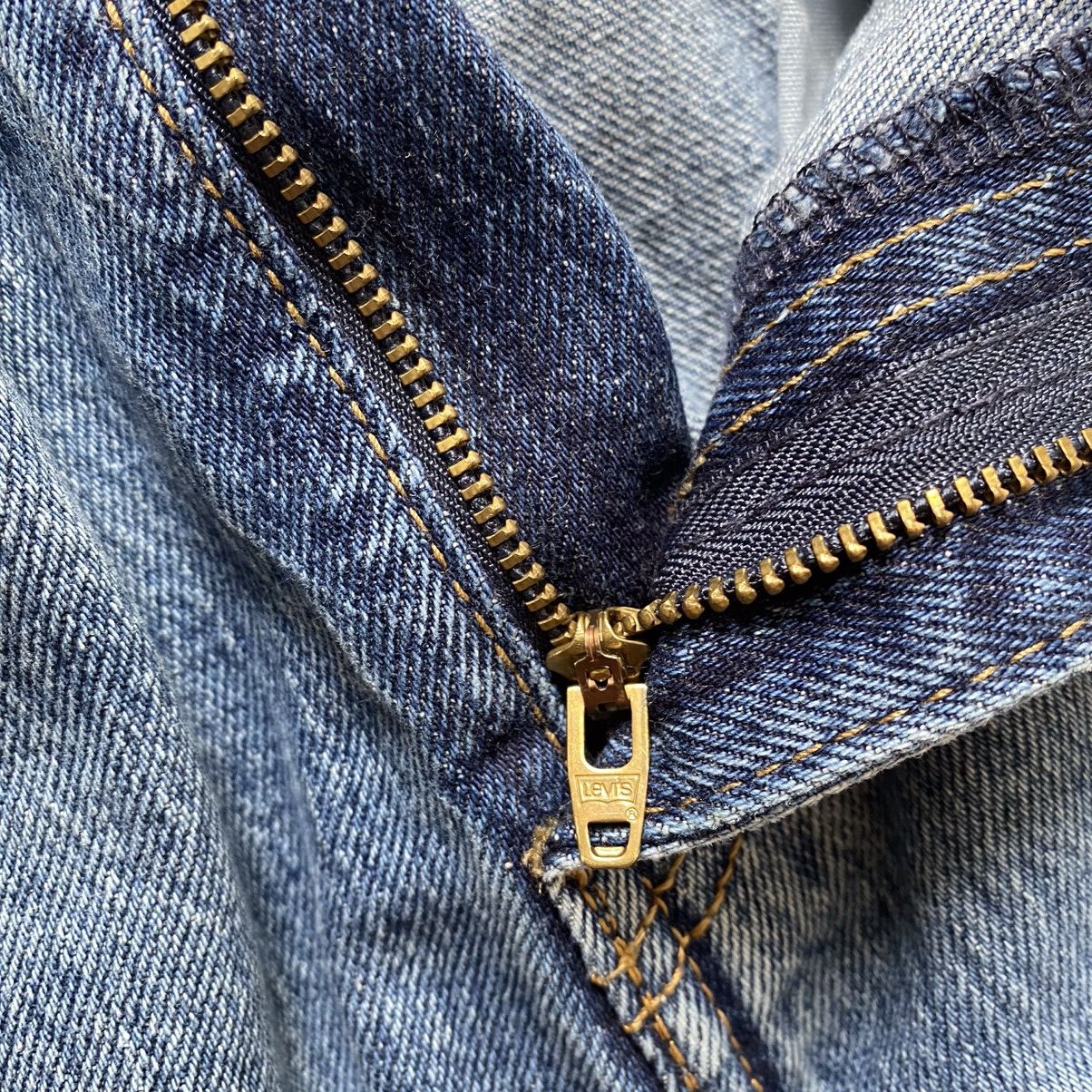 Levi's × Levi's Vintage Clothing Levi’s Jeans Dirty Pants Faded Crash Thrashed y2k Distressed Size 28" / US 6 / IT 42 - 7 Thumbnail
