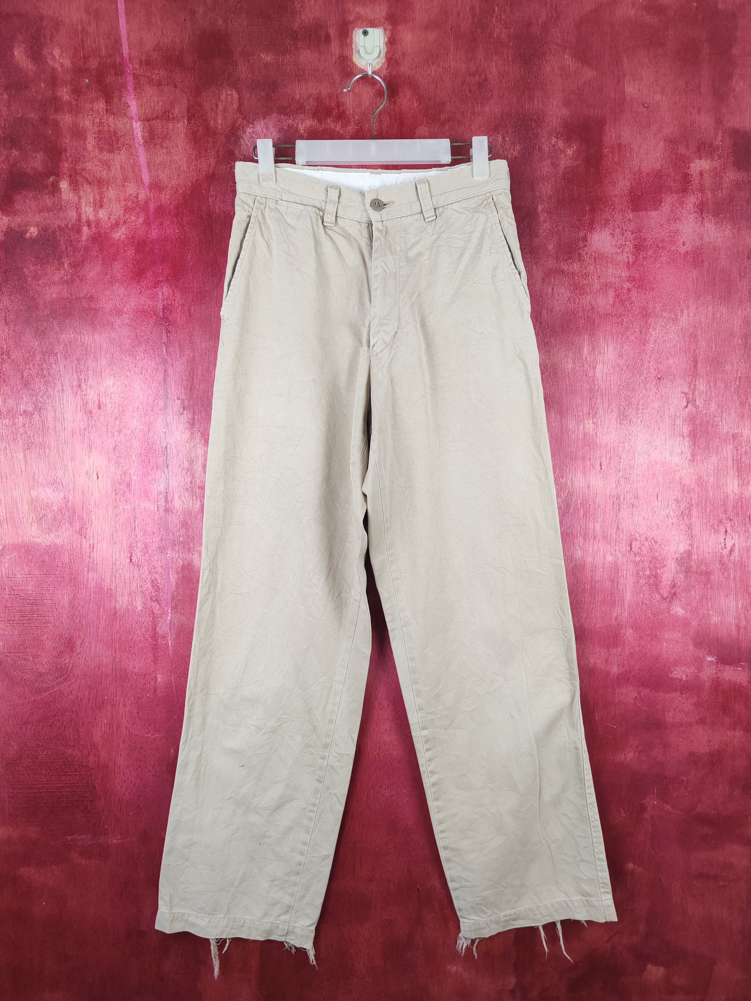 image of Schott Beige Multipocket Casual Pants S1325, Men's (Size 28)