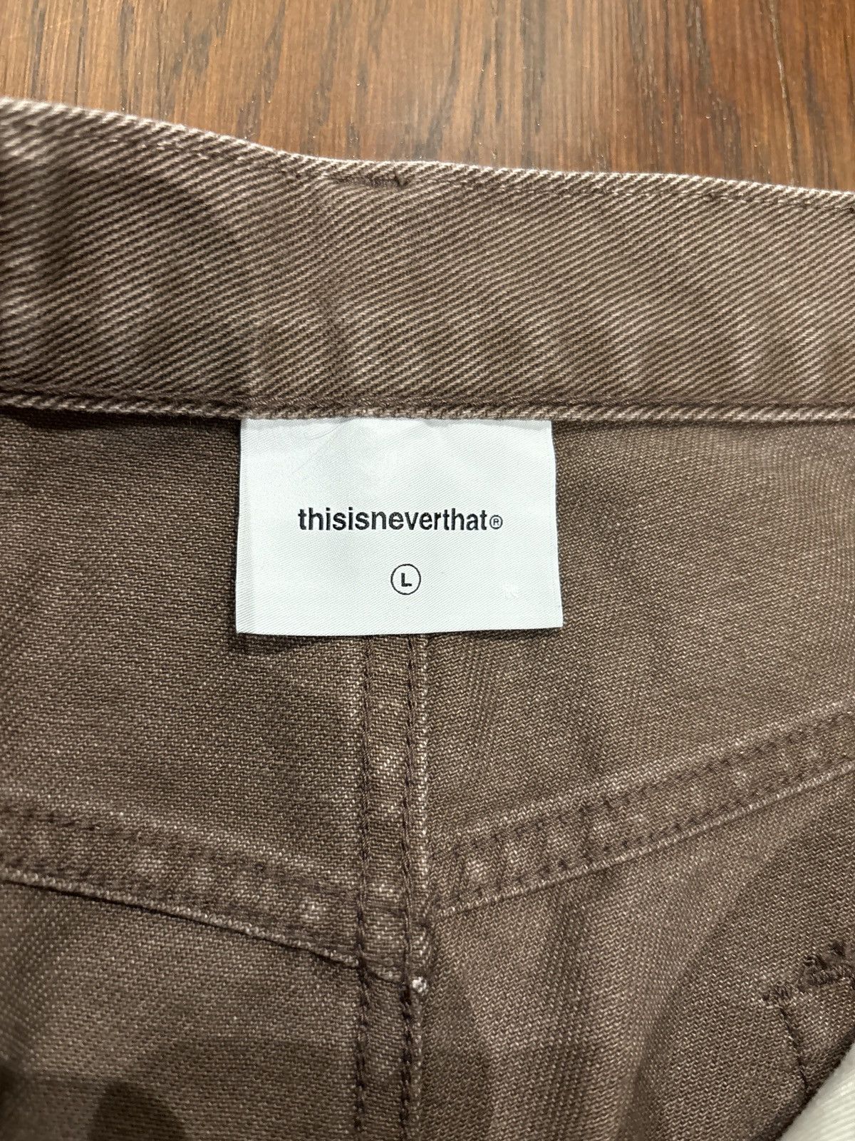 thisisneverthat Thisisneverthat Relaxed Jeans in Brown Size US 32 / EU 48 - 9 Thumbnail