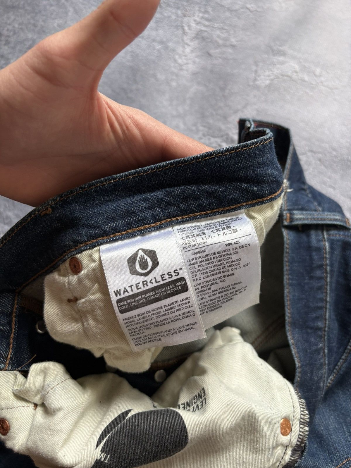 Levi's Levis Engineered LEJ 512 Twisted Leg Premium Denim Jeans Size US 36 / EU 52 - 17 Thumbnail
