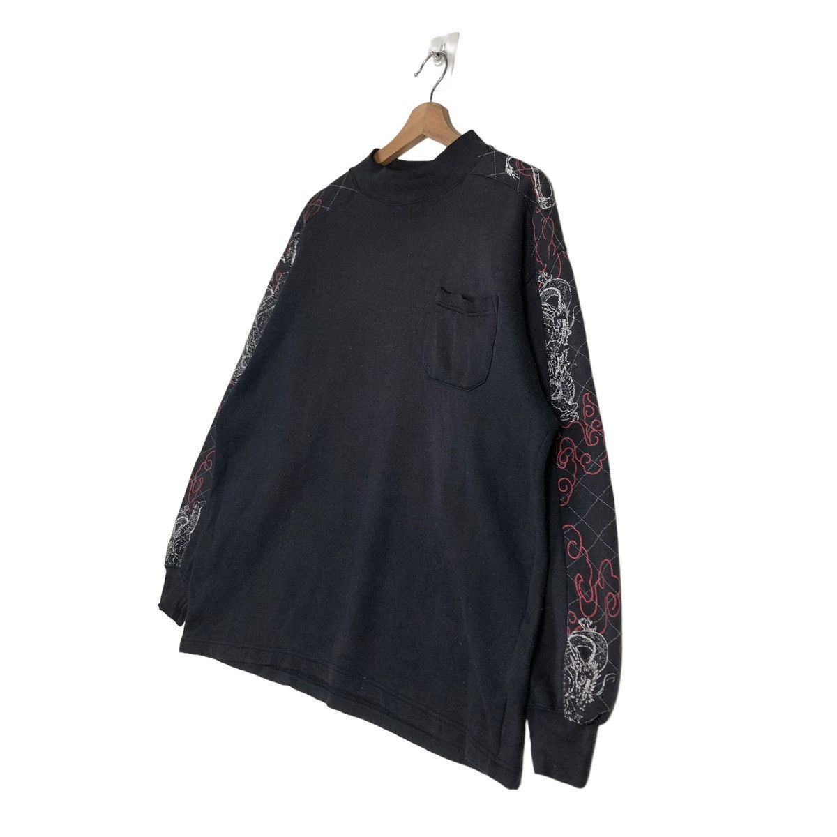 Japanese Brand 🔥VINTAGE SWEATSHIRT SUKAJAN DESIGN DRAGON BIG LOGO SAN DAN Size US L / EU 52-54 / 3 - 2 Thumbnail