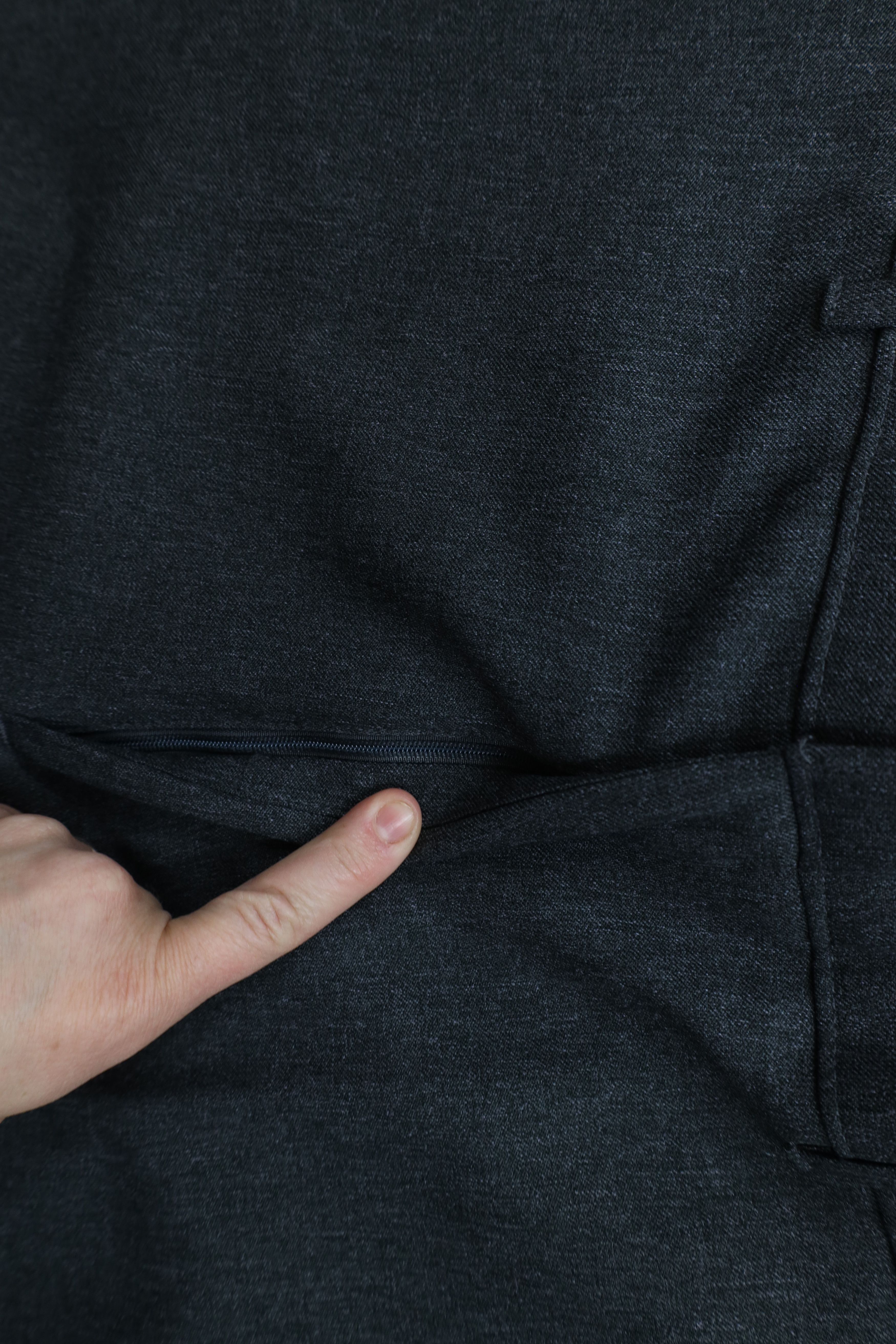 Levi's × Vintage Vintage 90s Levis Knit Flared Wide Leg Chino Pants Dark Gray Size US 40 / EU 56 - 5 Thumbnail