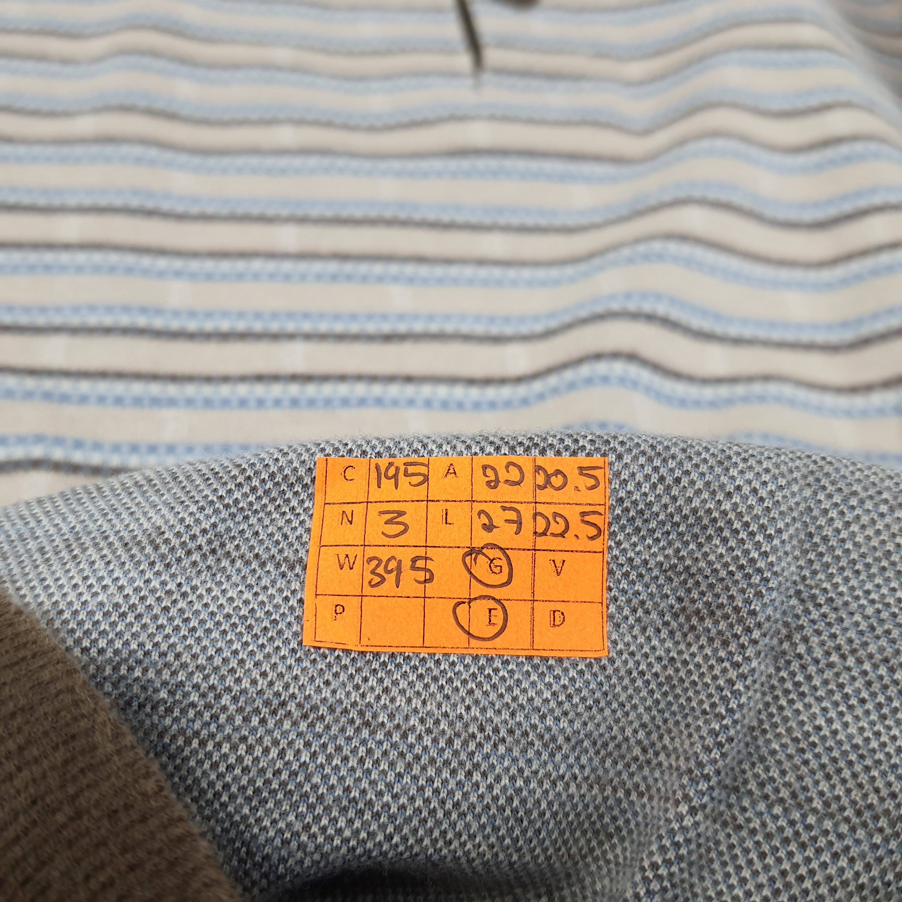 Balmain × Vintage Vintage Balmain Paris Striped Button Sweatshirt Size US M / EU 48-50 / 2 - 7 Thumbnail