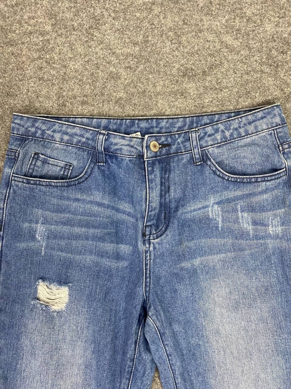 Japanese Brand japanese brand nice distressed design denim Size 33" - 7 Thumbnail