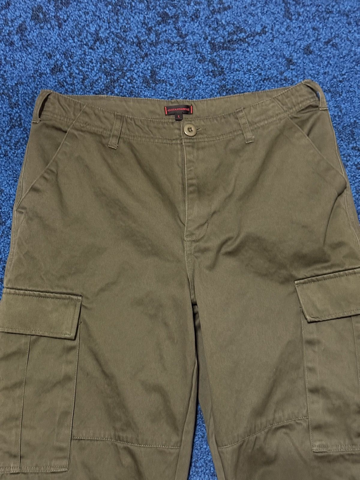 CLOT Olive Clot Cargo pants Size US 31 - 3 Thumbnail