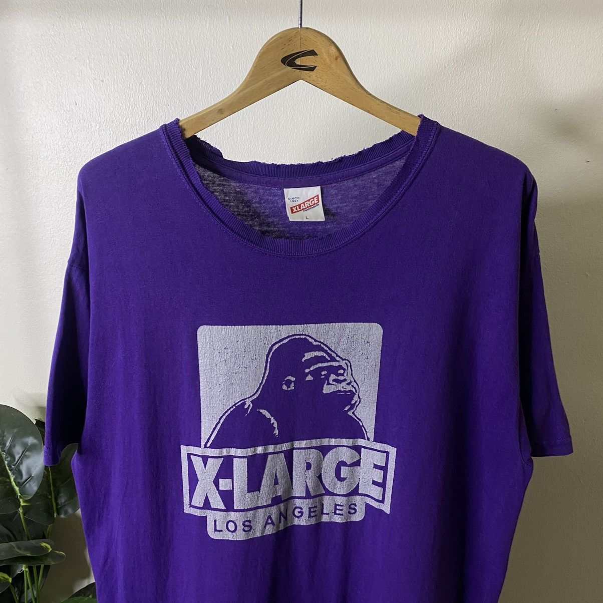 Vintage × Xlarge Vintage 2000s Xlarge Los Angeles Skater Tee Size US L / EU 52-54 / 3 - 2 Thumbnail