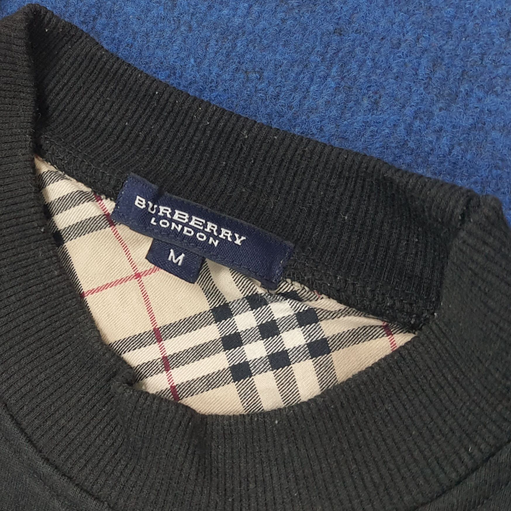 Burberry Vintage Burberry Nova Check Crewneck Sweatshirt C291N18 Size US M / EU 48-50 / 2 - 5 Thumbnail