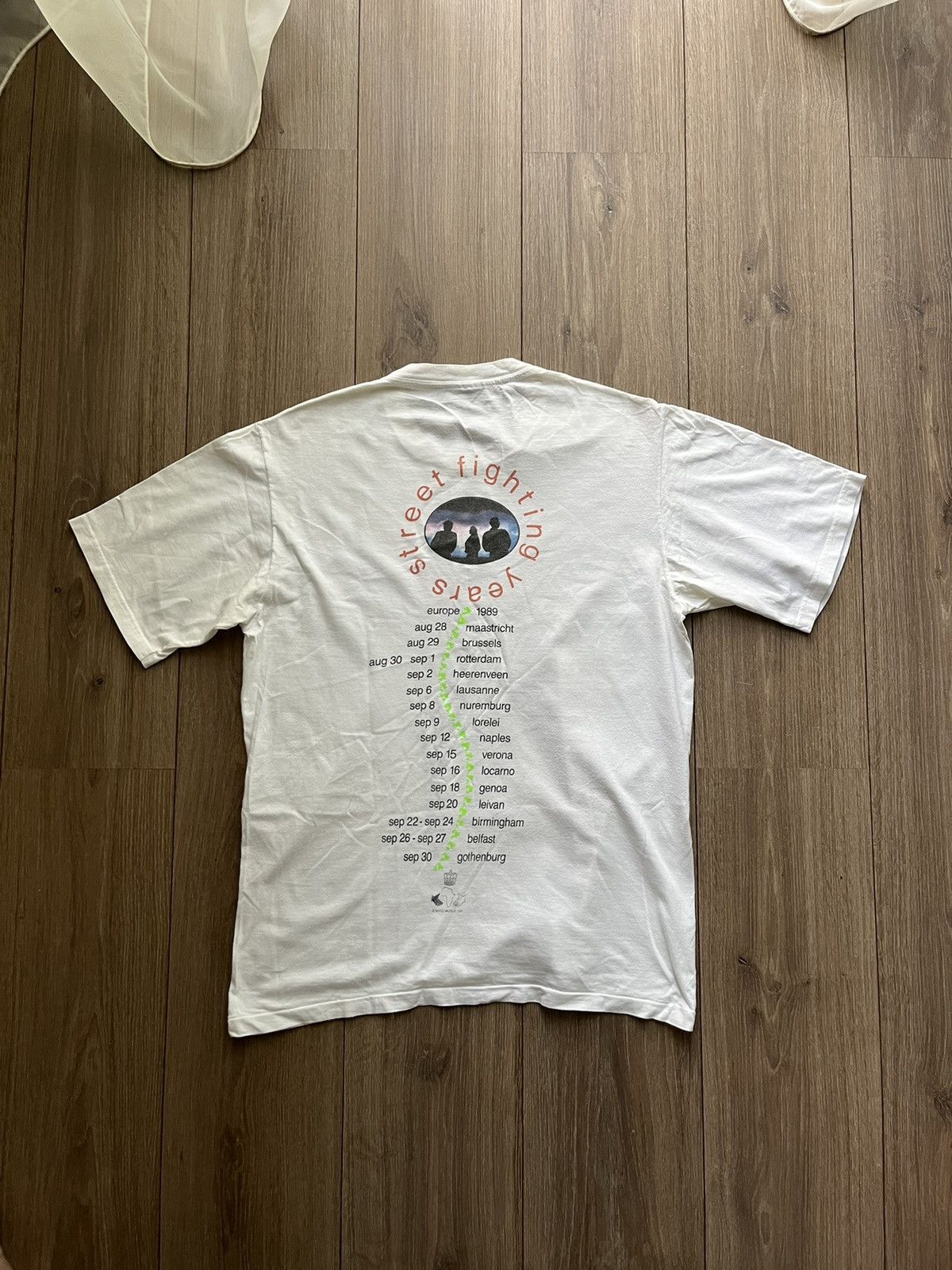 Band Tees × Vintage Simple Minds 1989 street fighting years tour tshirt Size US L / EU 52-54 / 3 - 7 Thumbnail