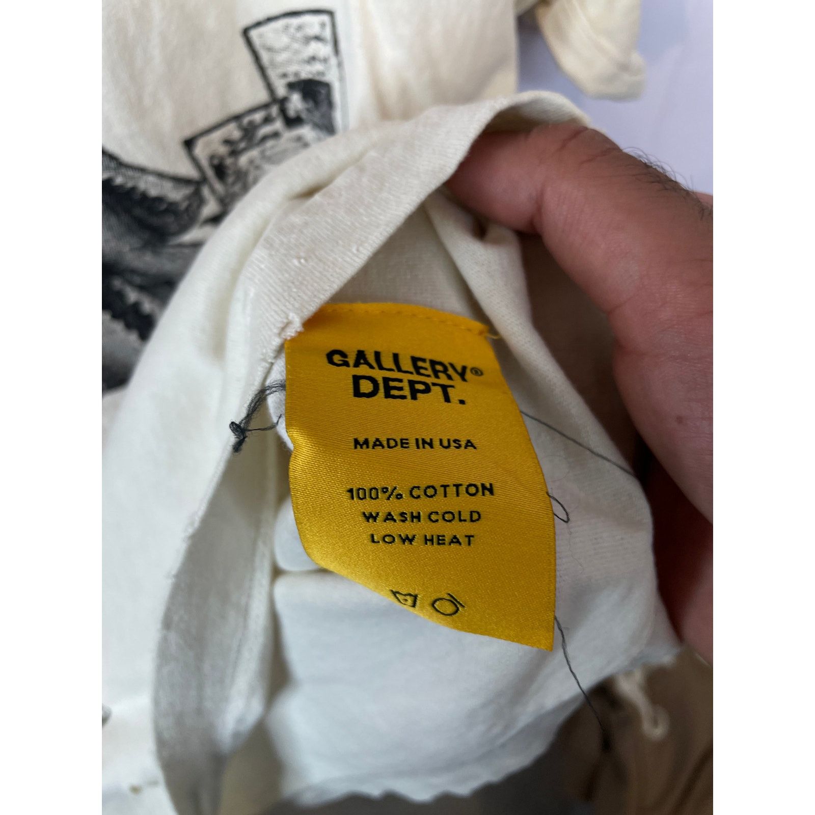Gallery Dept. Gallery Dept Sexual Positions Tee Cream Pink Used Small Size US S / EU 44-46 / 1 - 3 Thumbnail