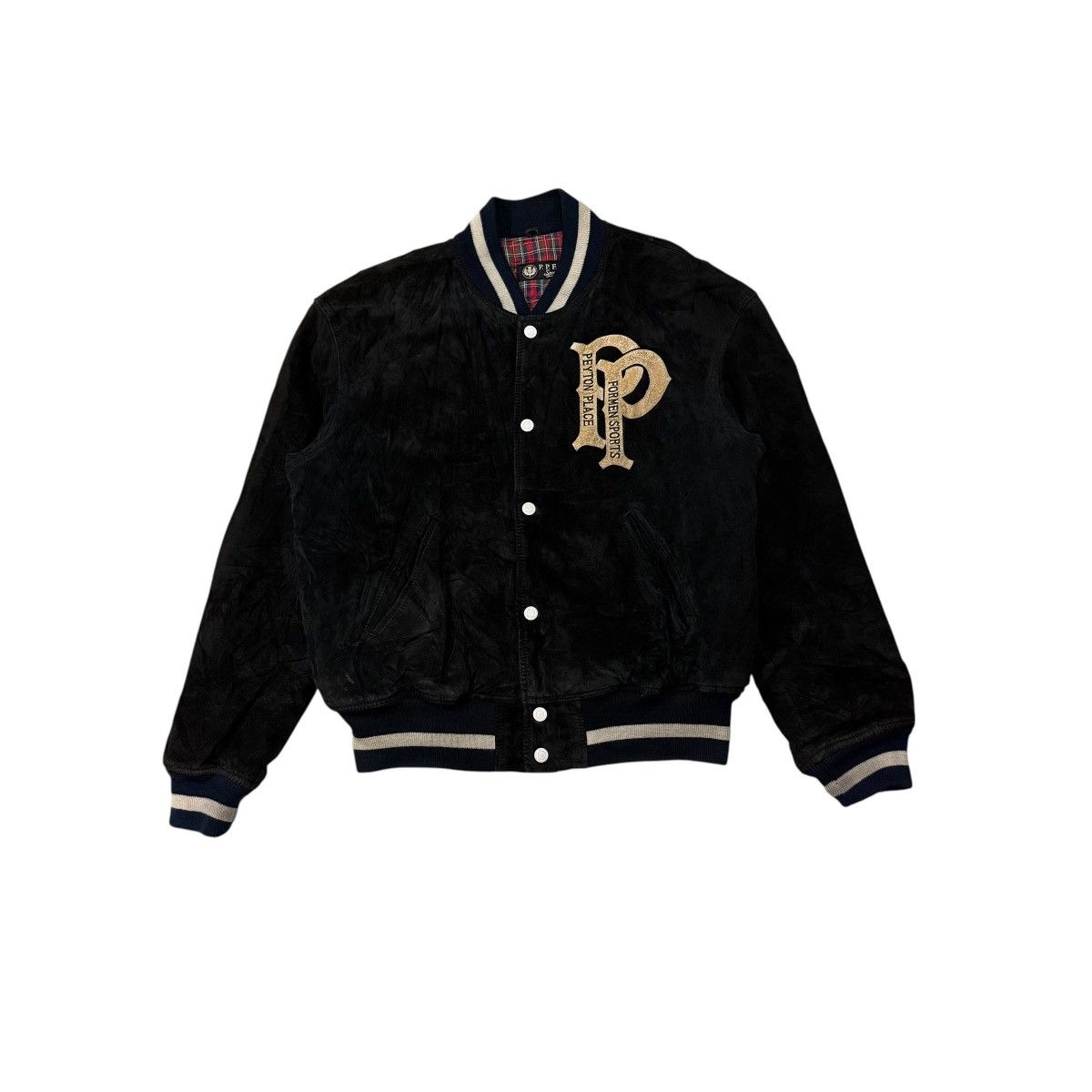 PPFM ‼️RARE‼️Vintage PPFM Sports Pigskin Leather Varsity Jacket | Grailed