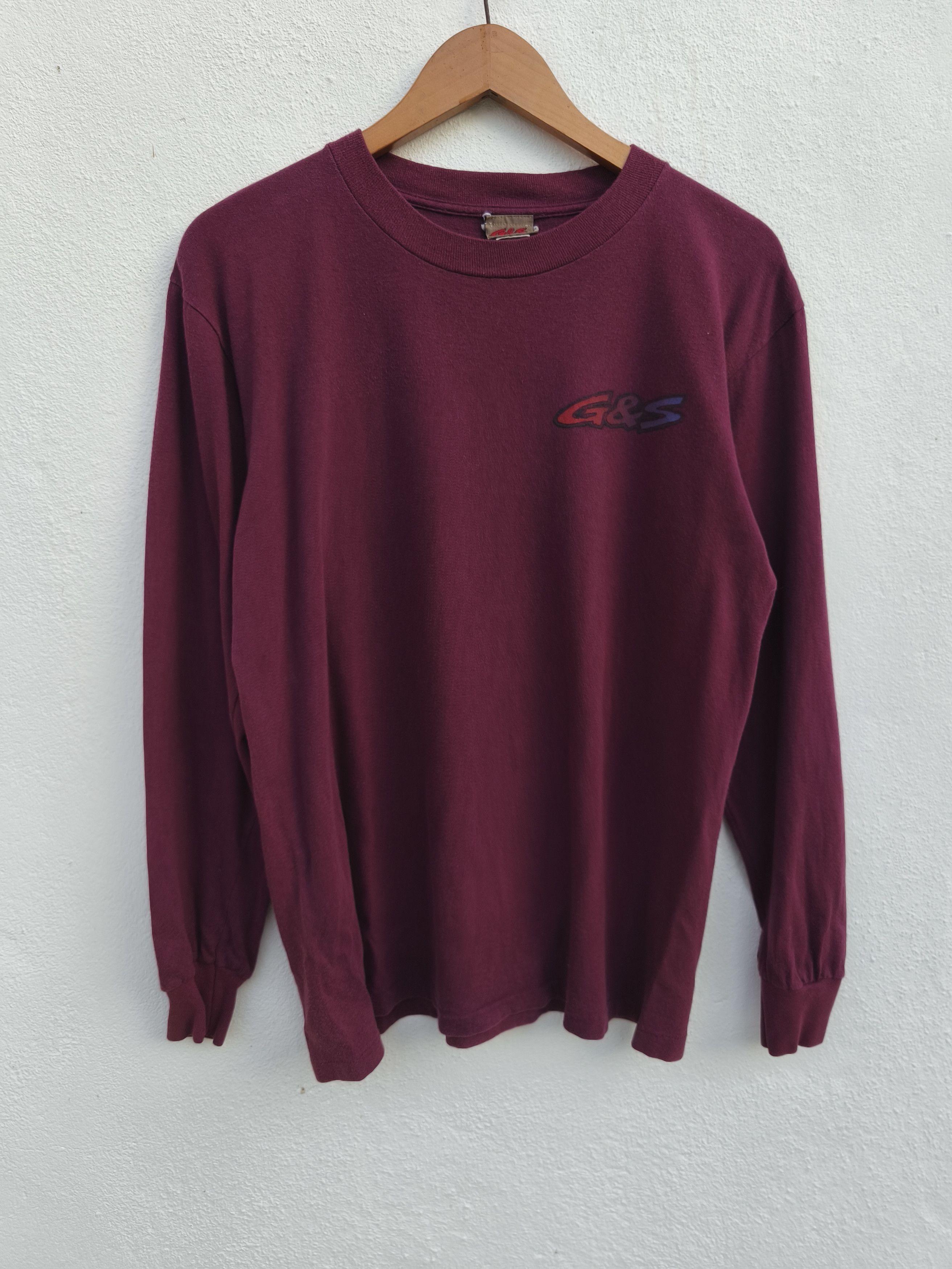 Gordon Rush 🔥 Vtg 90s Gordon And Smith t shirt long sleeve streetwear Size US M / EU 48-50 / 2 - 5 Thumbnail
