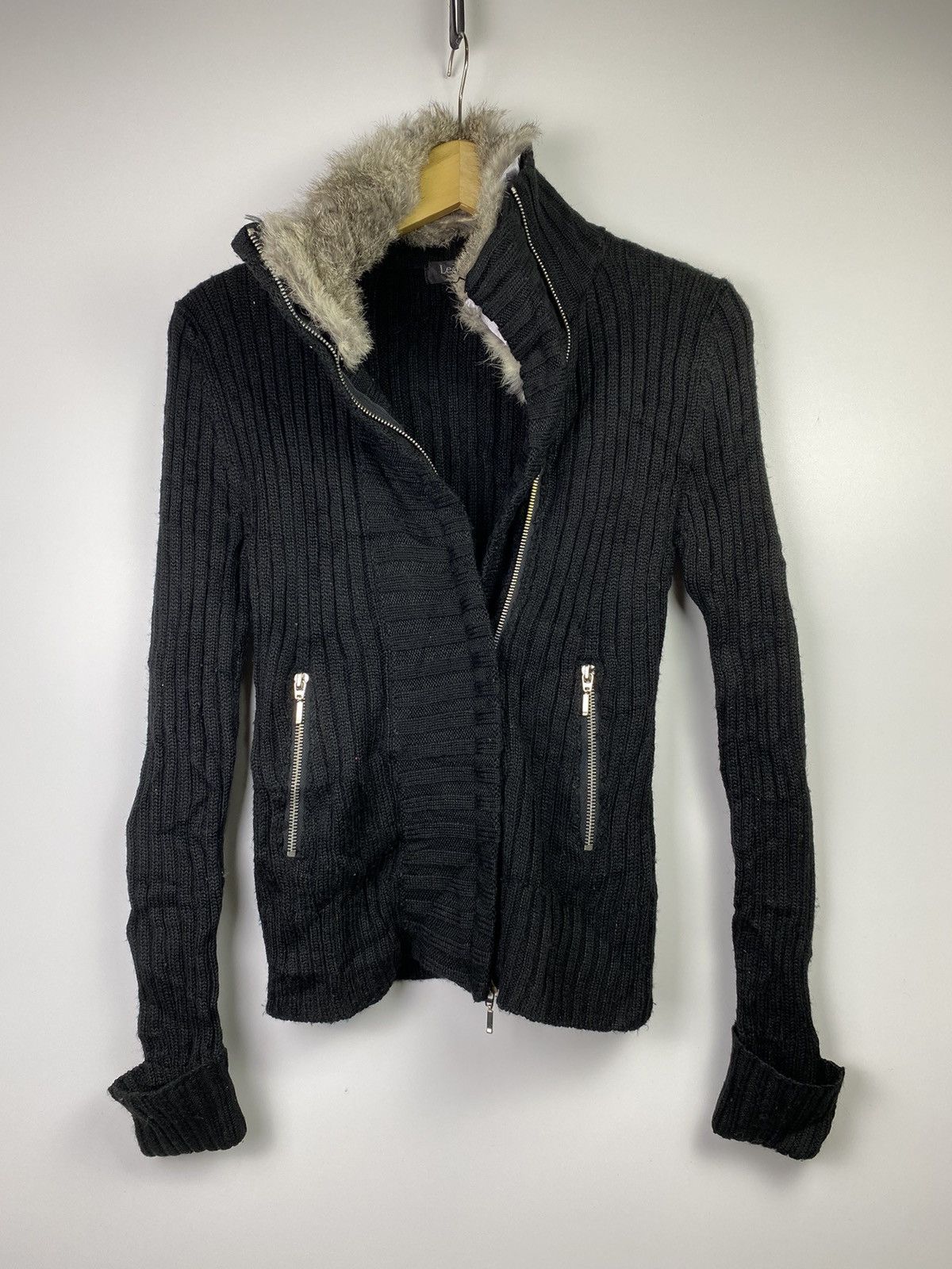 Japanese Brand Fur knitted leon basic ifsixwasnine gothic style Size US S / EU 44-46 / 1 - 1 Thumbnail