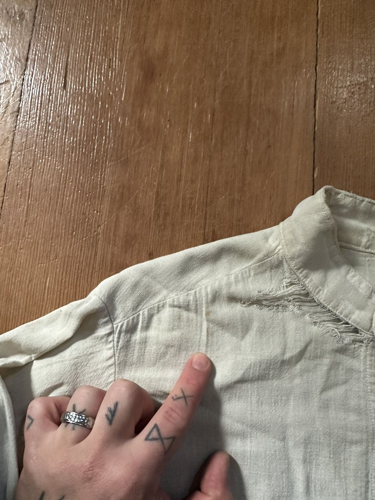 Levi's × Vintage Levi’s vintage collarless button up shirt Size US M / EU 48-50 / 2 - 4 Thumbnail